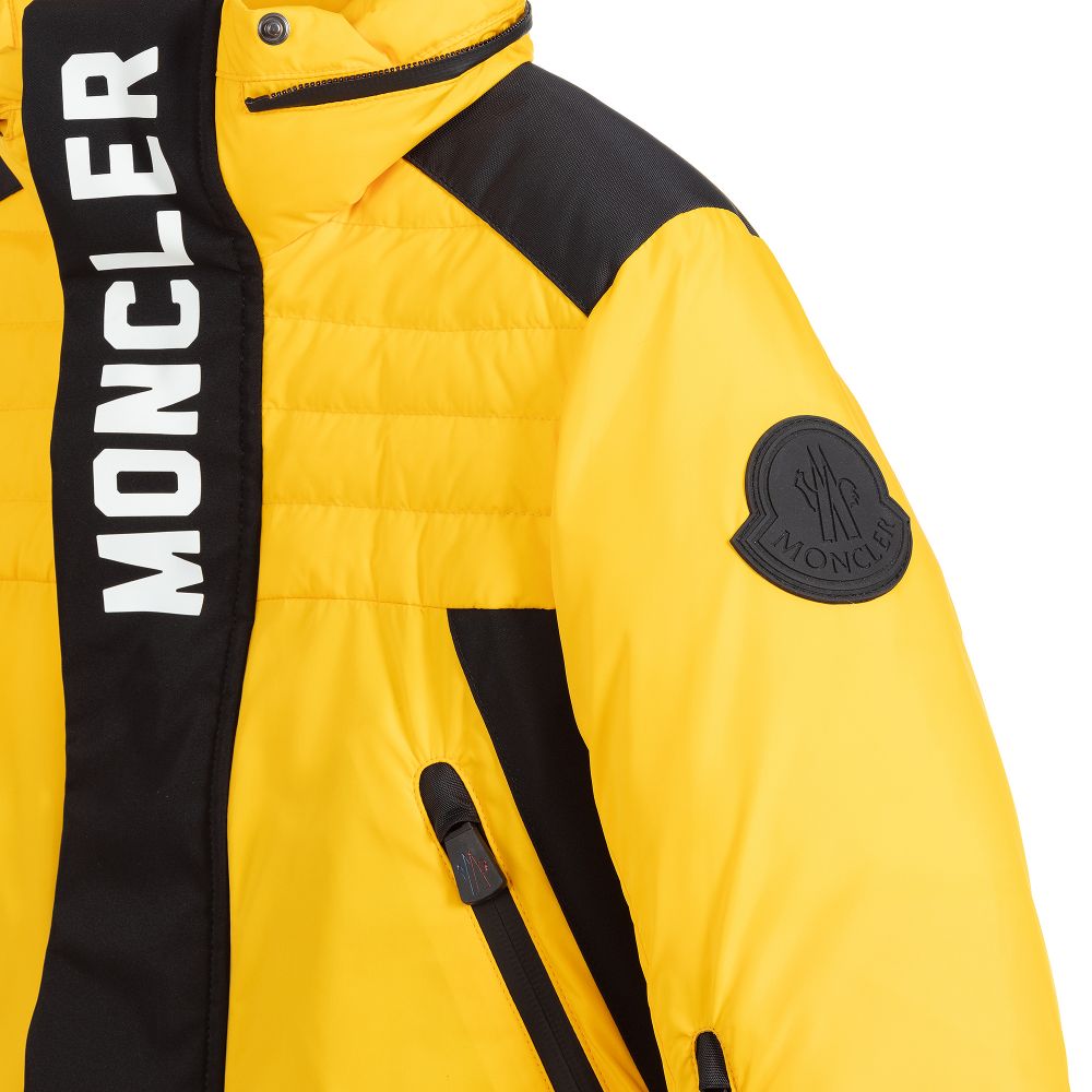 Boys & Girls Yellow "Tournant" Padded Down Jacket