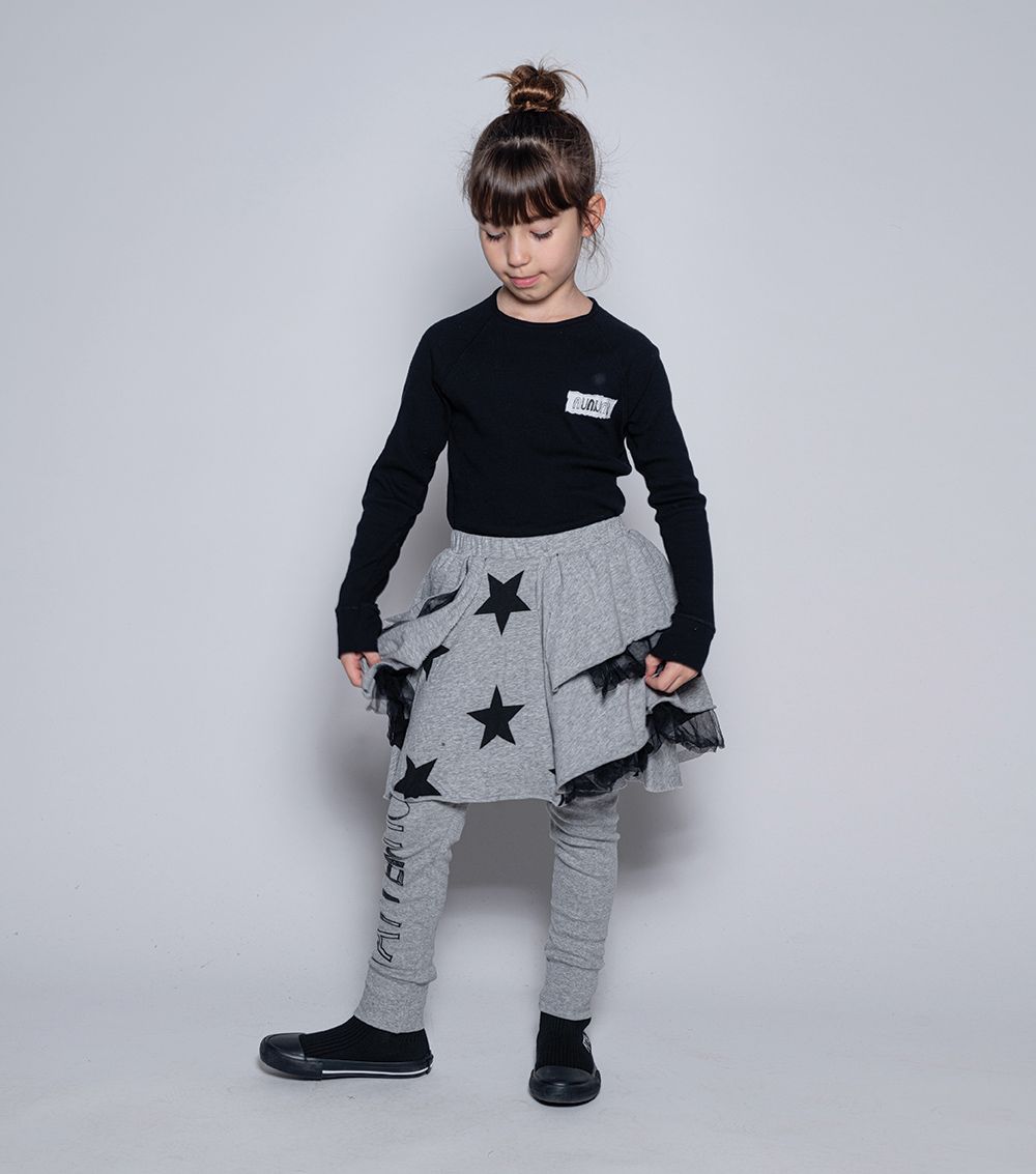 Boys & Girls Black Cotton T-Shirt