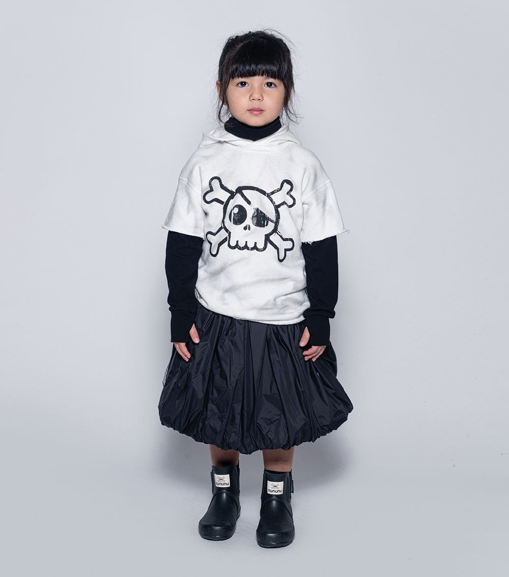 Boys & Girls Dirty White Hooded Sweatshirt