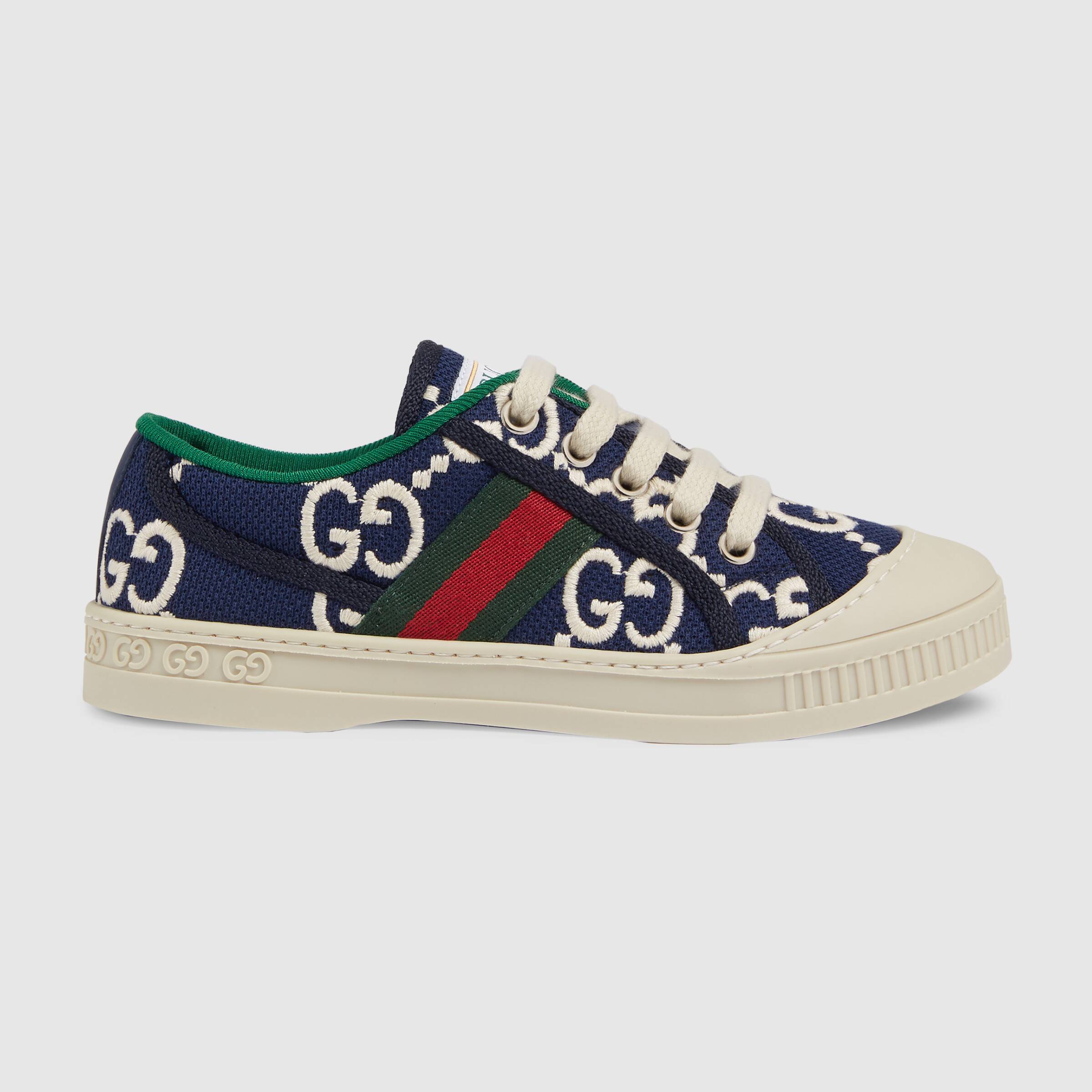 Boys & Girls Blue GG Logo Shoes