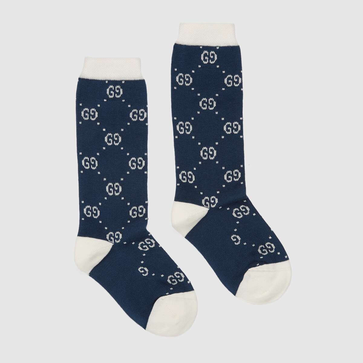 Boys & Girls Navy Blue Cotton Socks