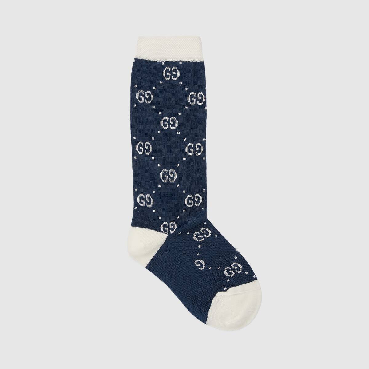 Boys & Girls Navy Blue Cotton Socks