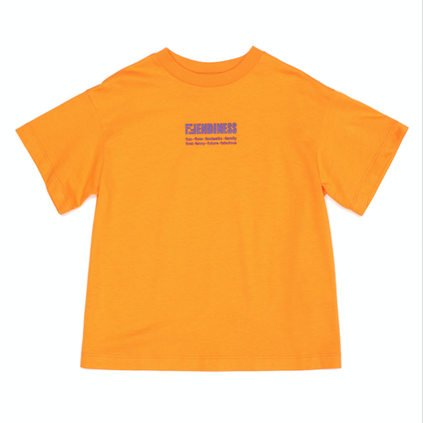 Boys & Girls Orange Logo T-Shirt