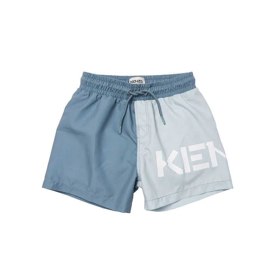 Boys Blue Logo Swim Shorts