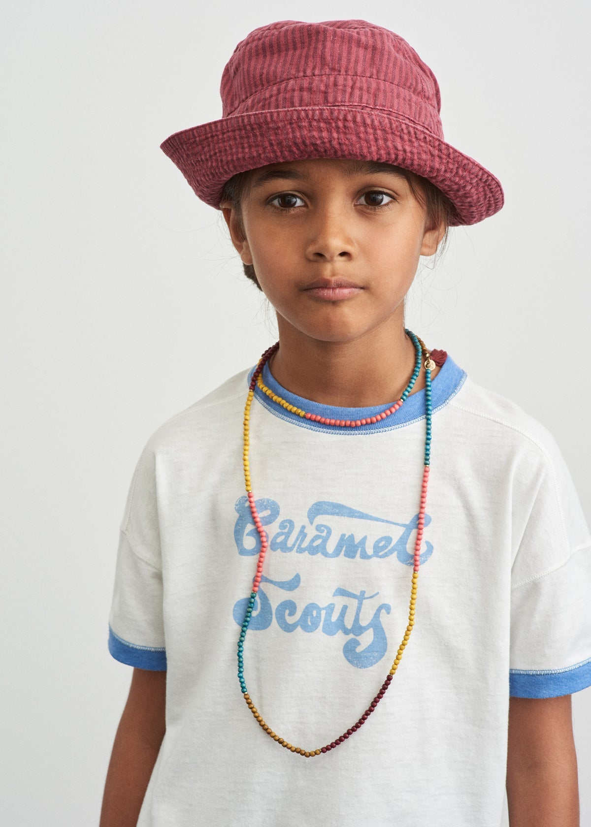 Boys & Girls White Cotton T-Shirt