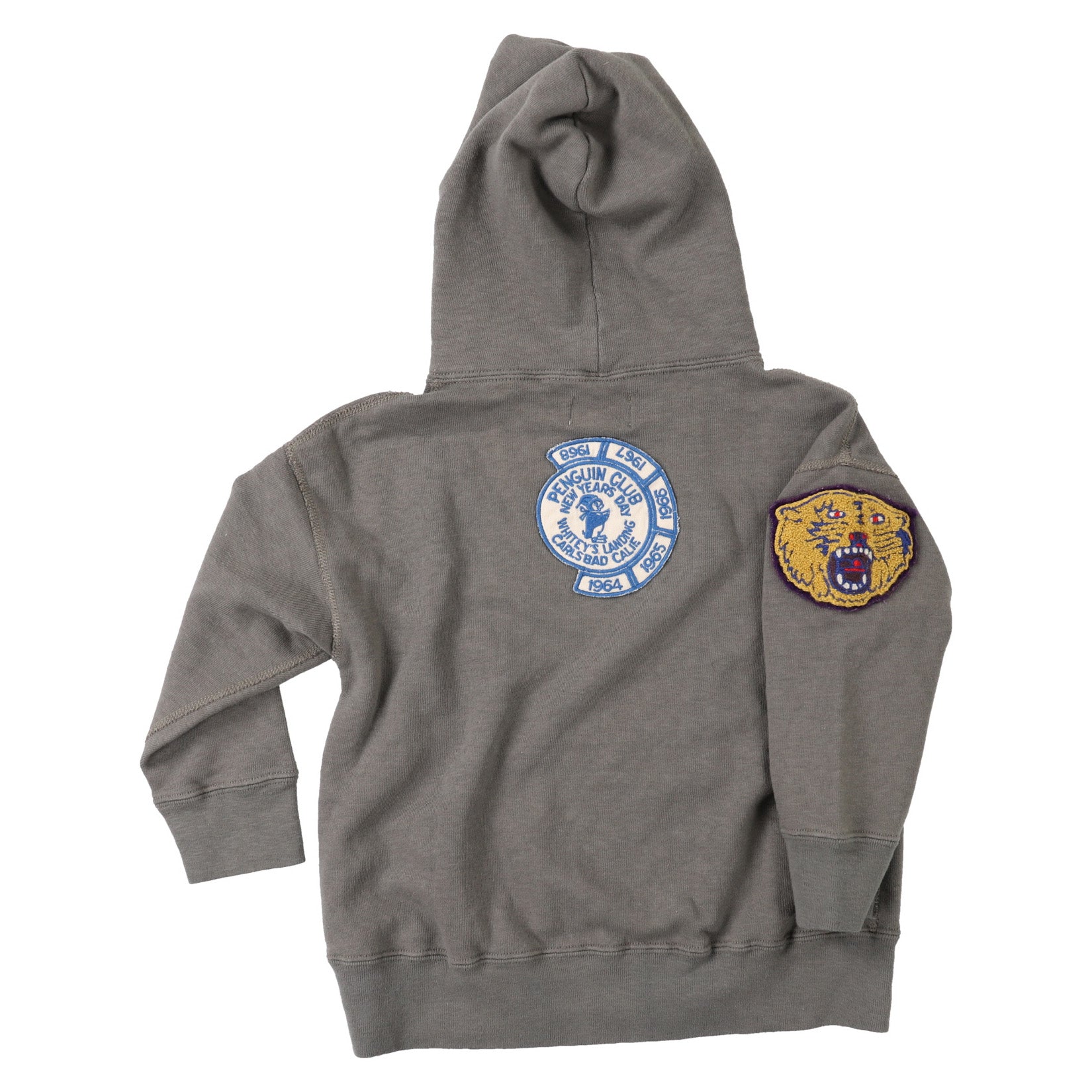 Boys Grey Hooded Sweatshirt