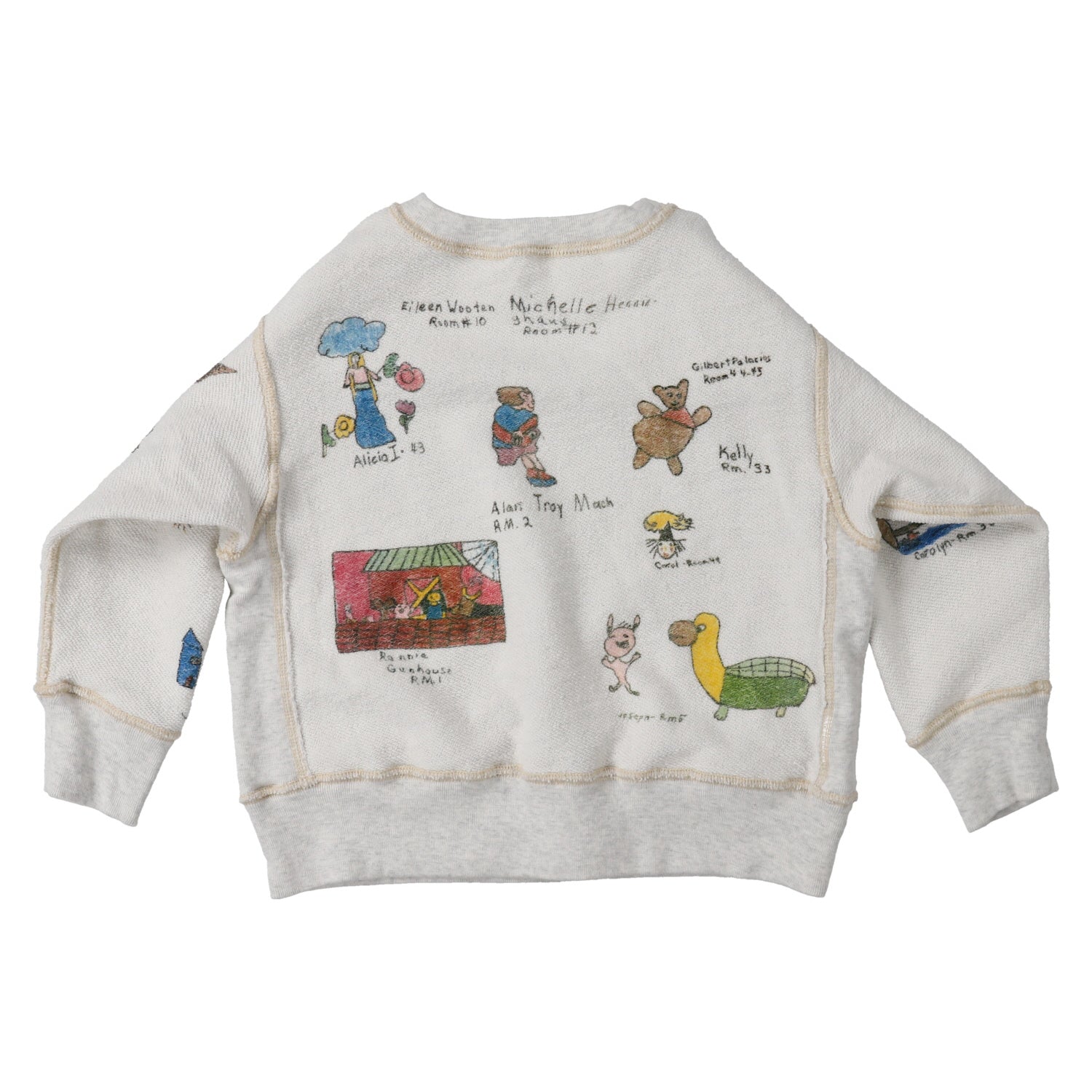 Boys Light Grey Printed Reversible Sweatshirt