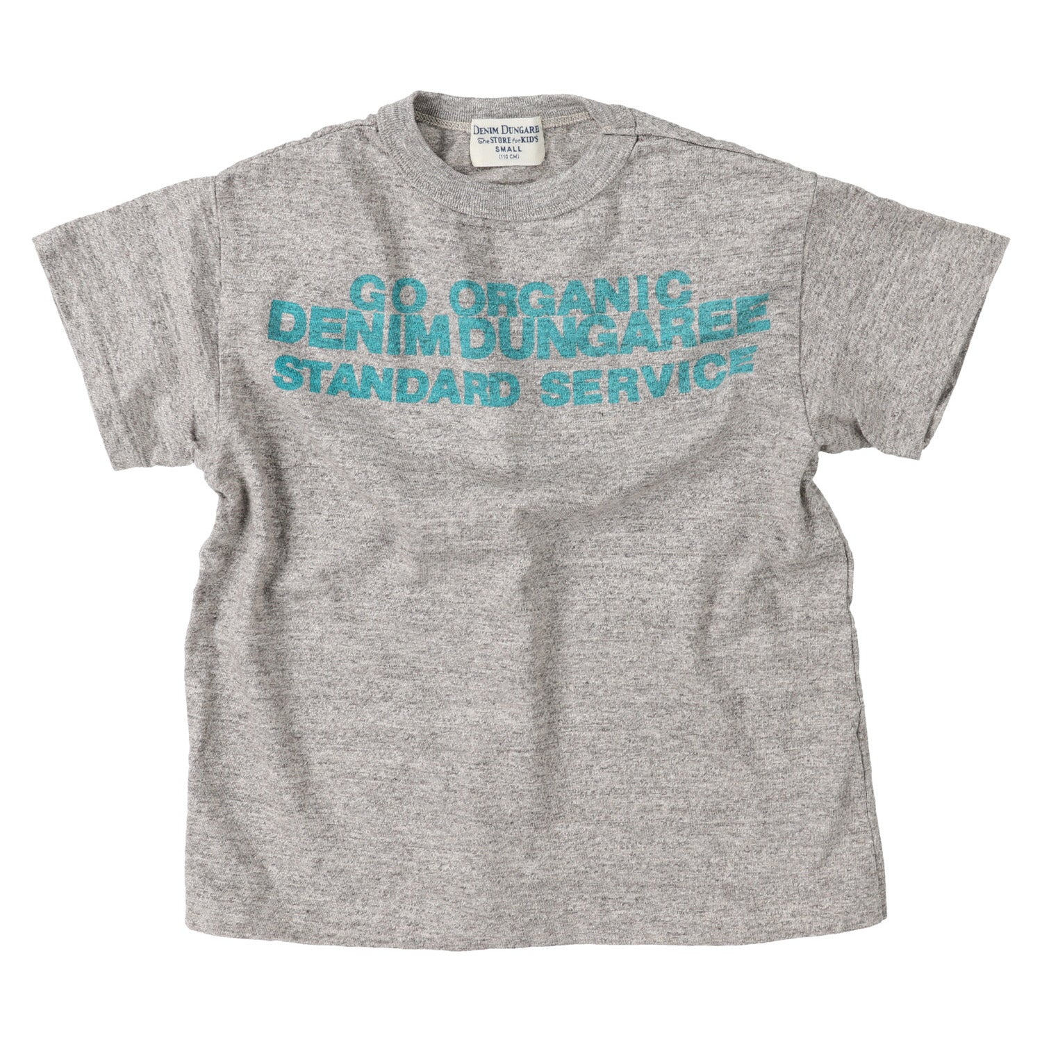 Boys & Girls Grey Cotton T-Shirt