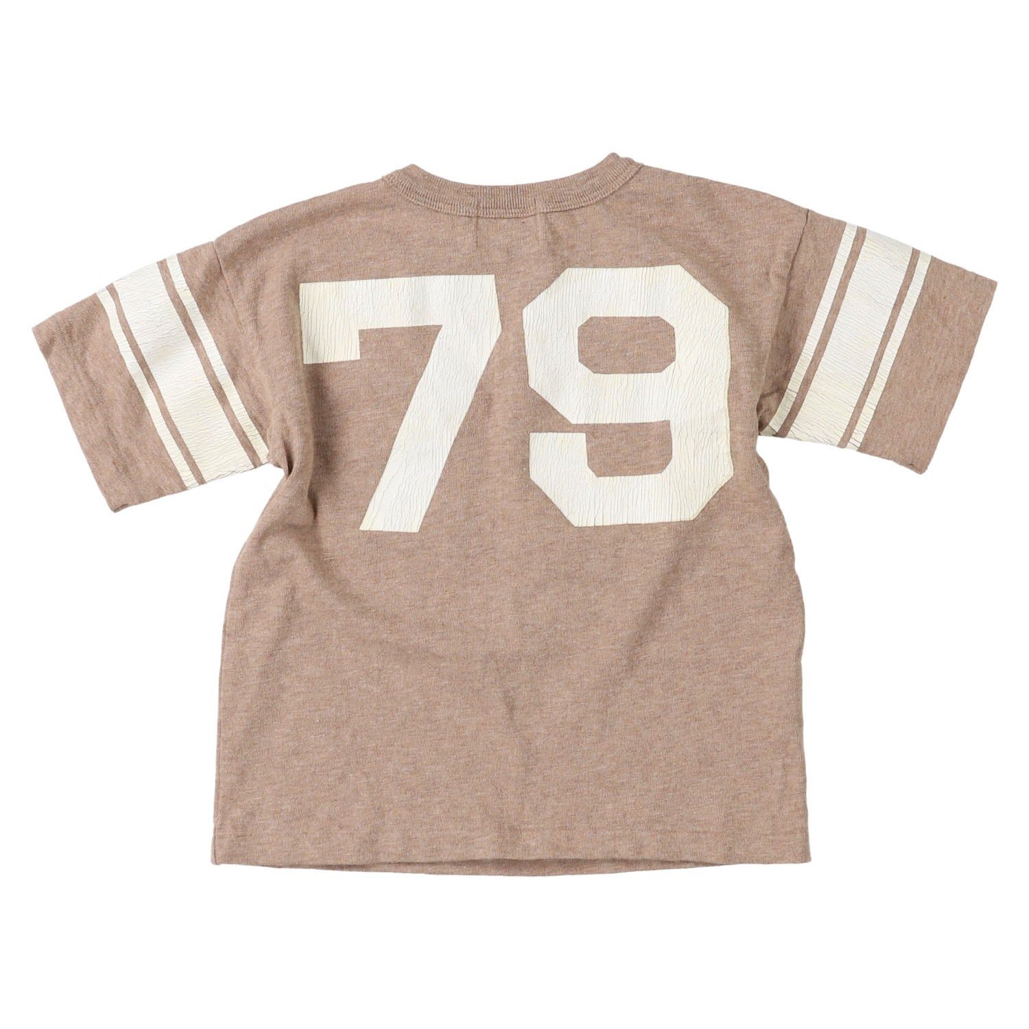 Boys & Girls Beige Cotton T-Shirt