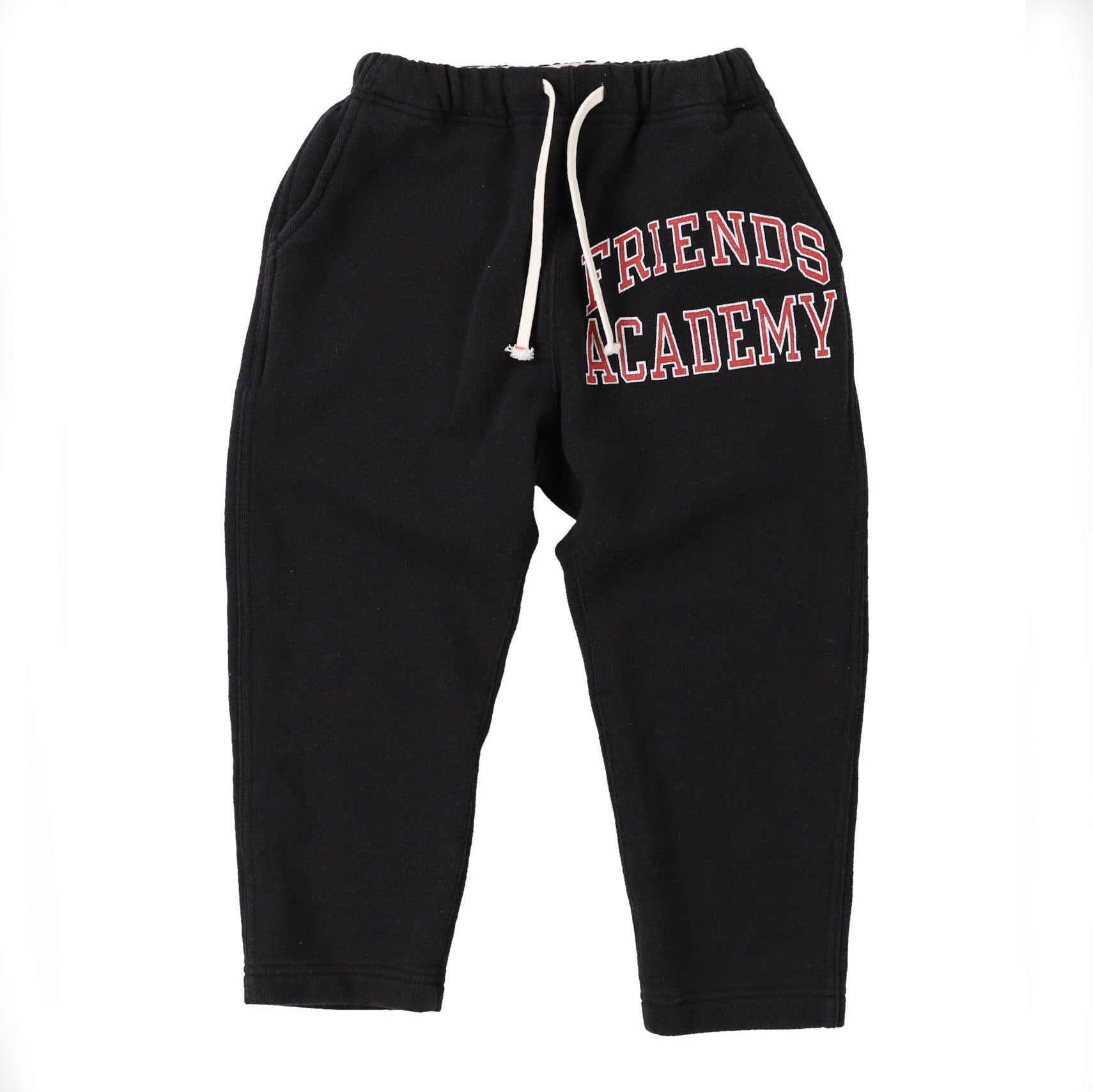 Boys & Girls Black Cotton Trousers