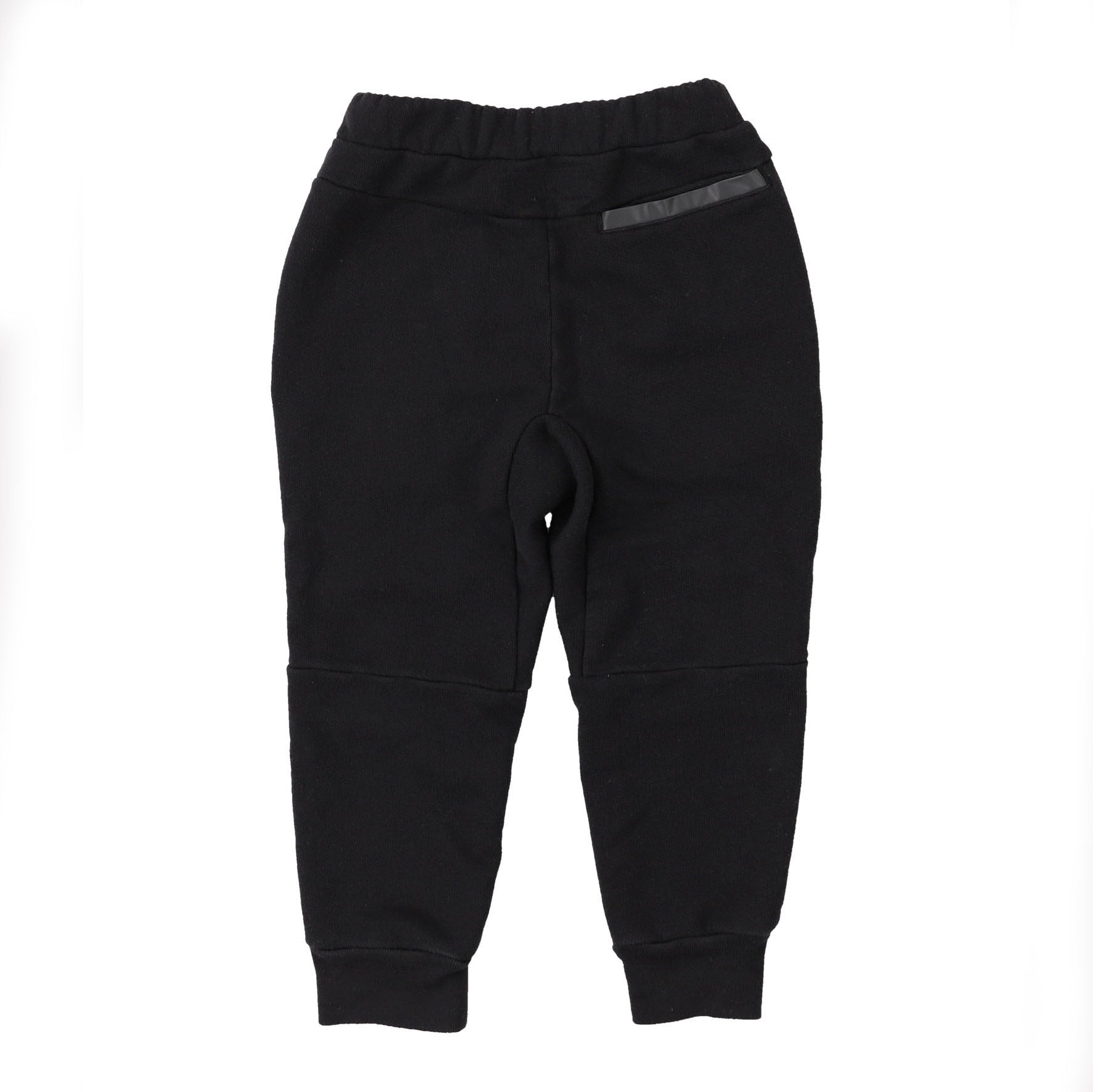 Boys & Girls Black Cotton Trousers