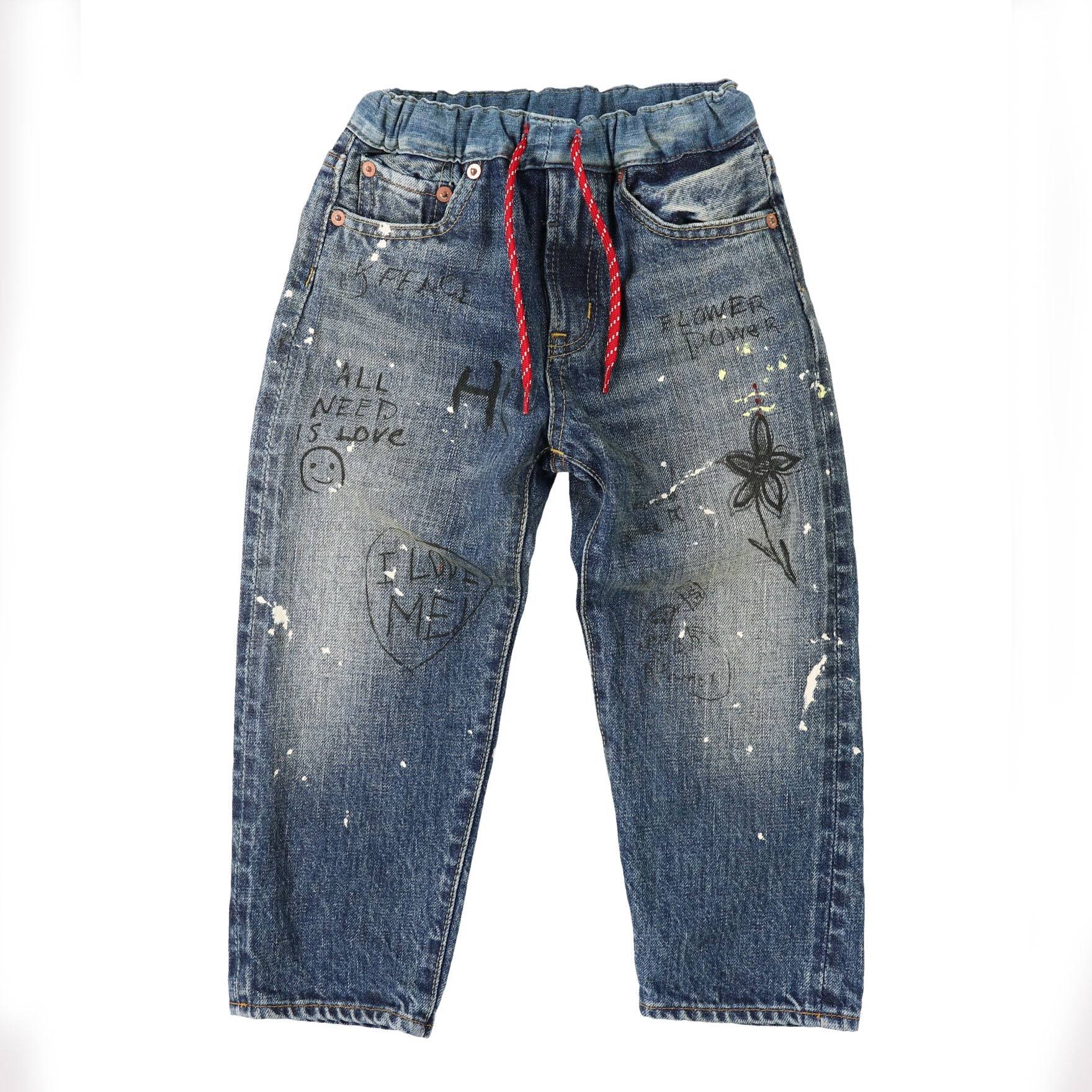 Boys & Girls Blue Denim Trousers