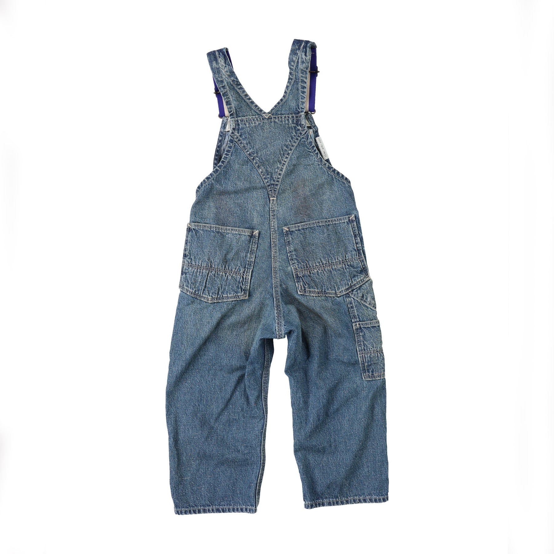 Boys & Girls Blue Denim Overalls