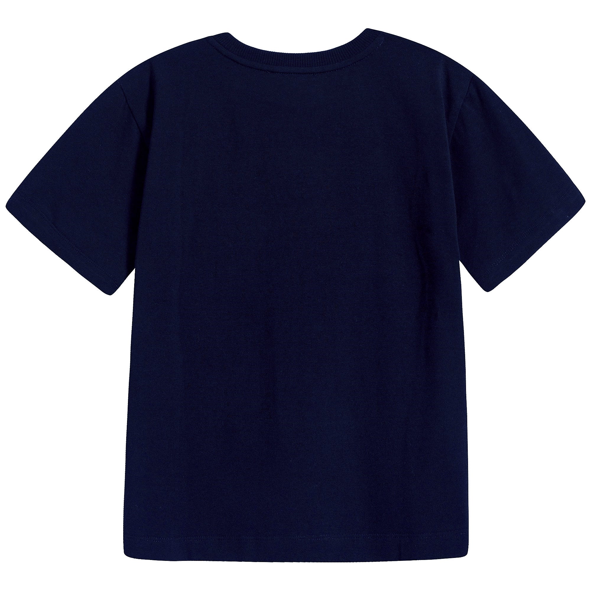 Boys & Girls Navy Blue Cotton T-shirt