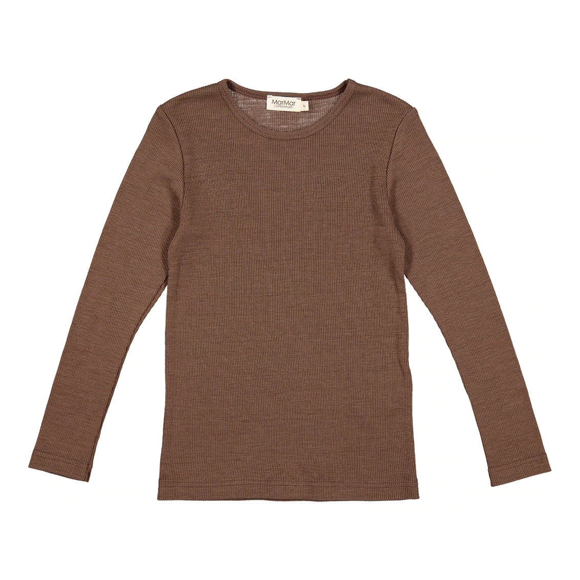 Boys & Girls Brown Wool T-Shirt