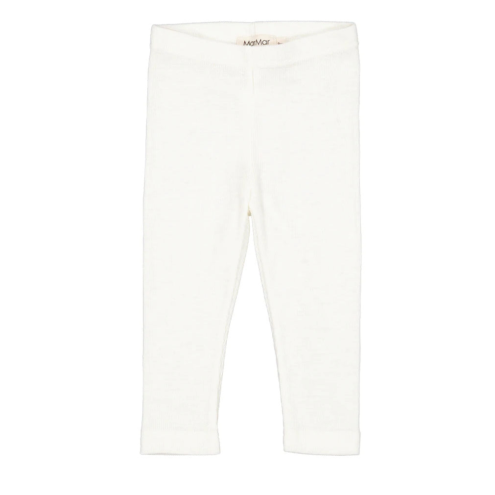 Boys & Girls White Wool Leggings