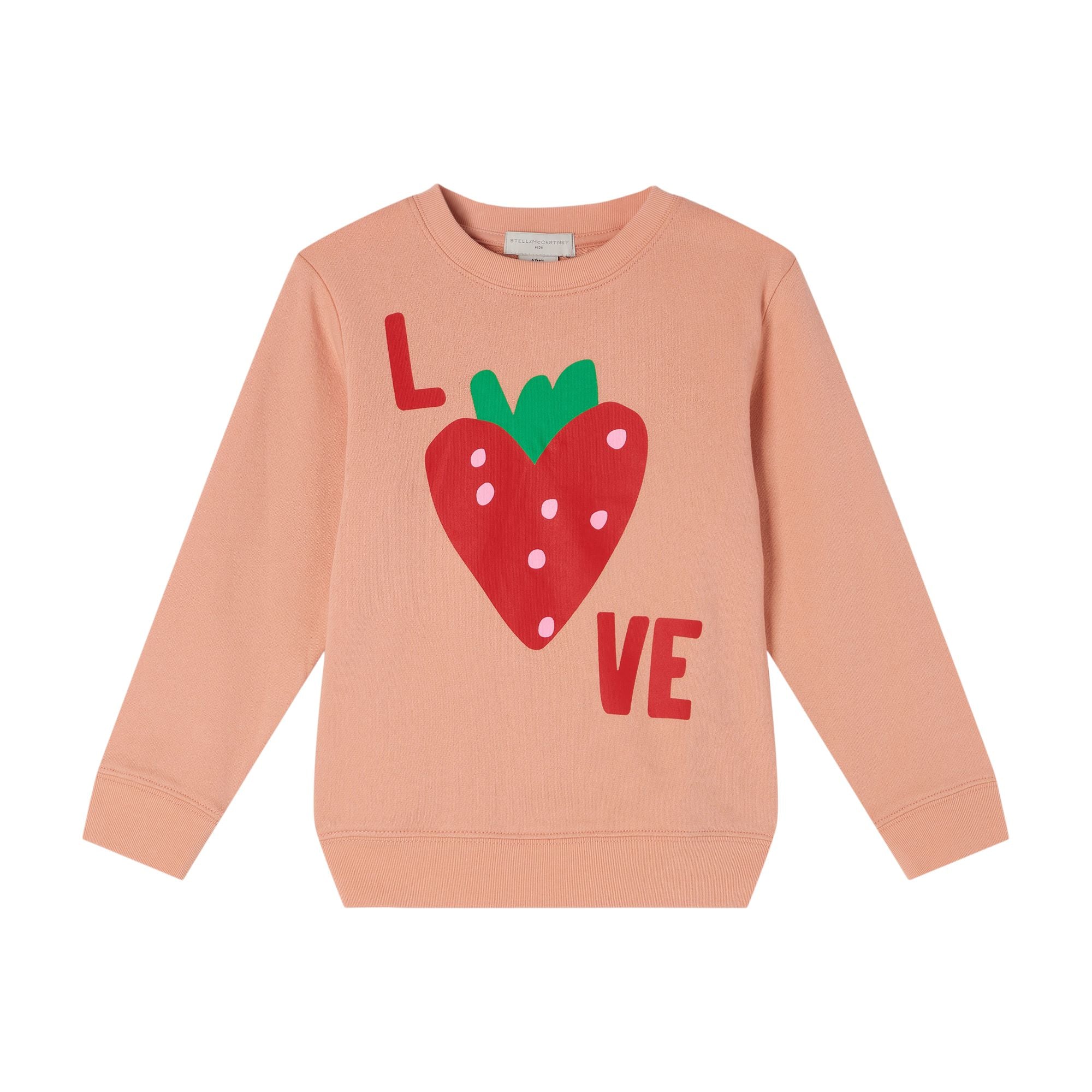 Boys & Girls Pink Strawberry Sweatshirt