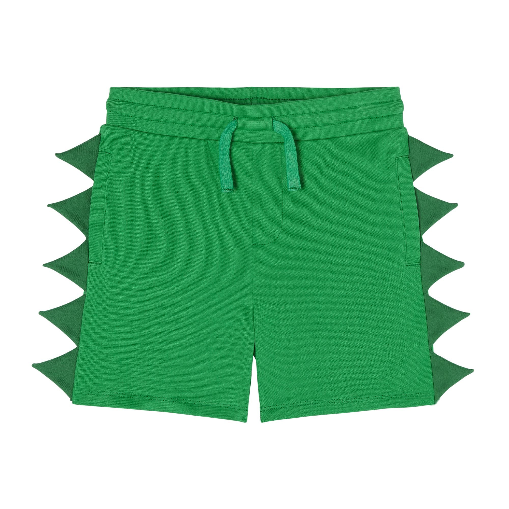 Boys & Girls Green Cotton Shorts