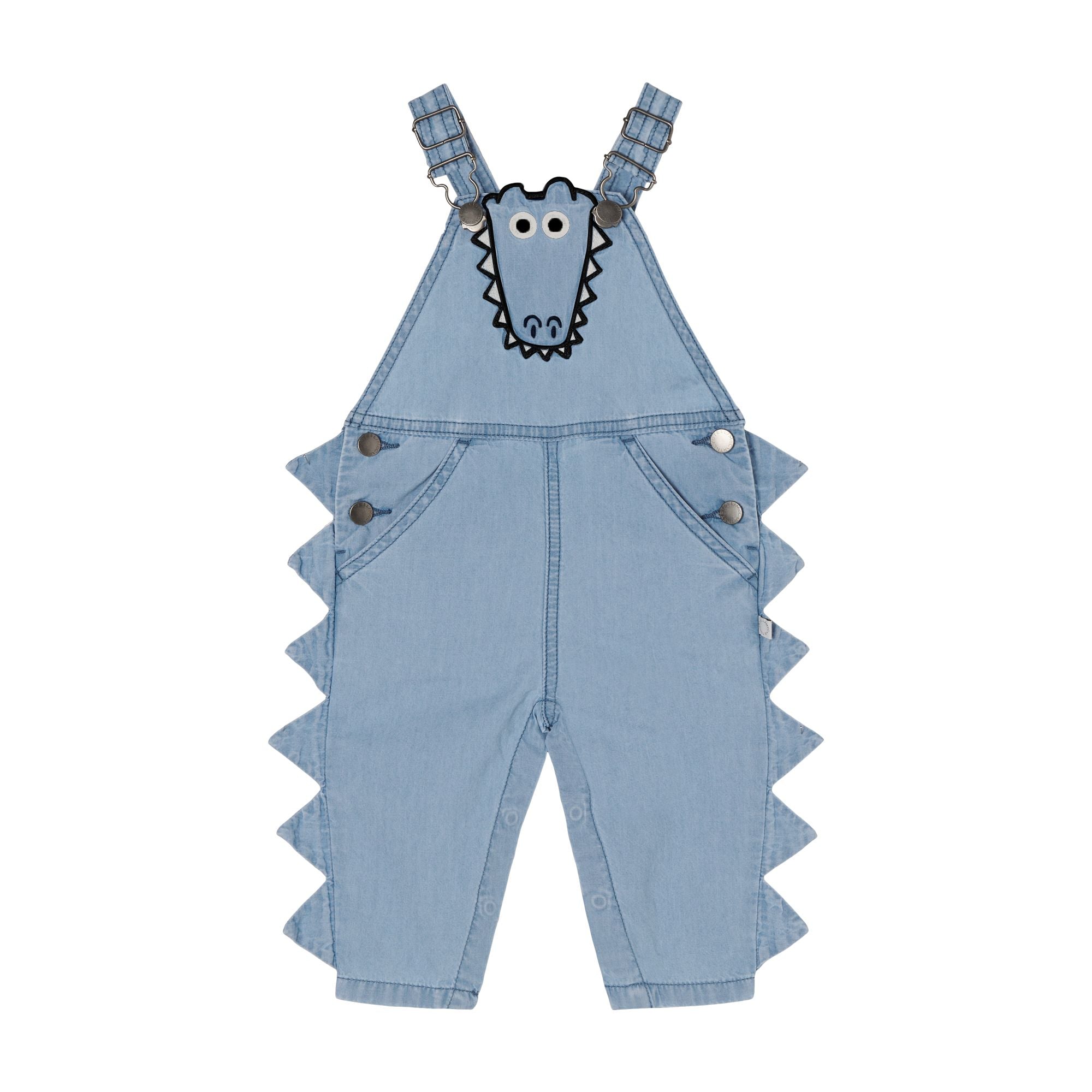 Baby Boys & Girls Blue Suspender Trousers