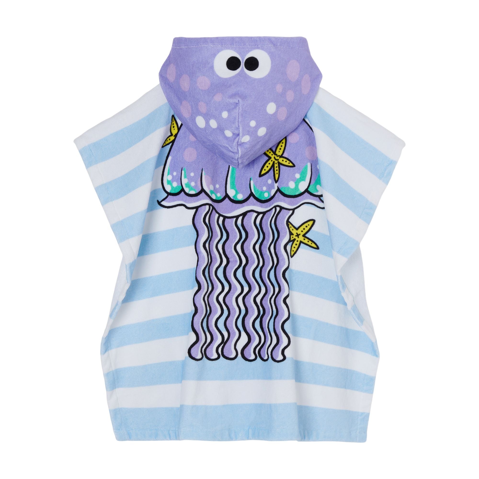 Boys & Girls Blue Stripe Octopus Cotton Towel