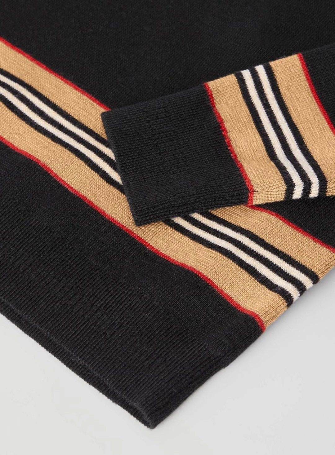 Boys & Girls Black Stripe Jumper