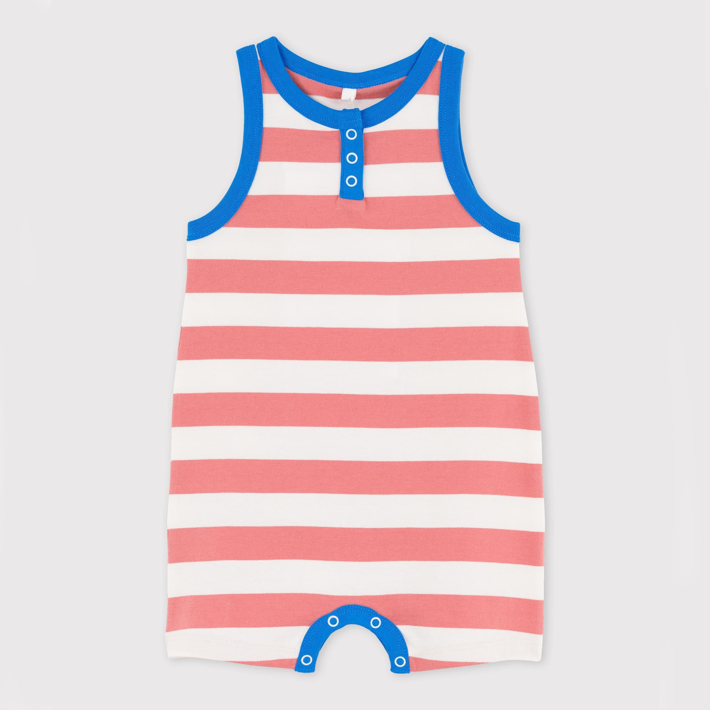 Baby Boys & Girls Pink Stripe Babysuit