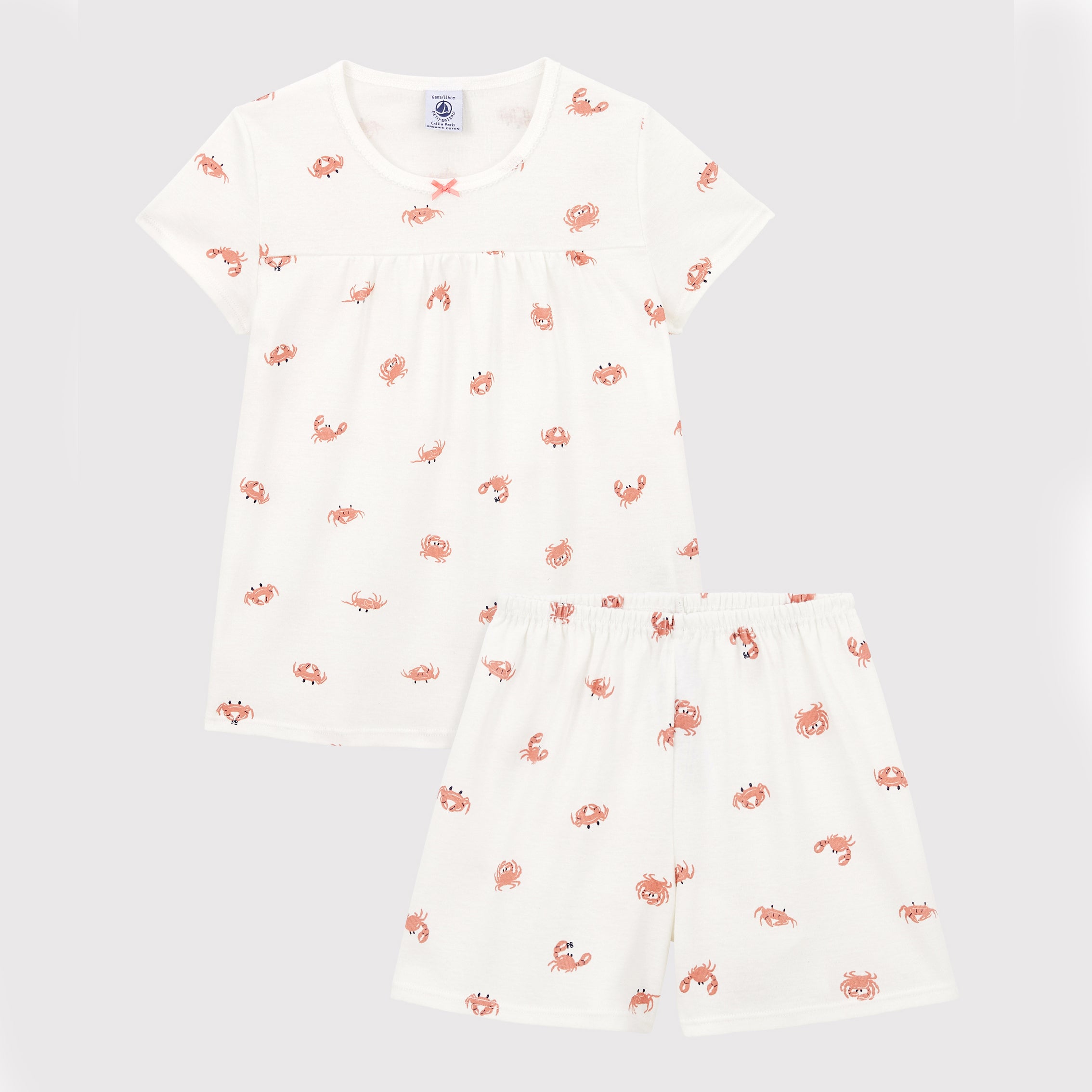 Boys & Girls White Cotton Set