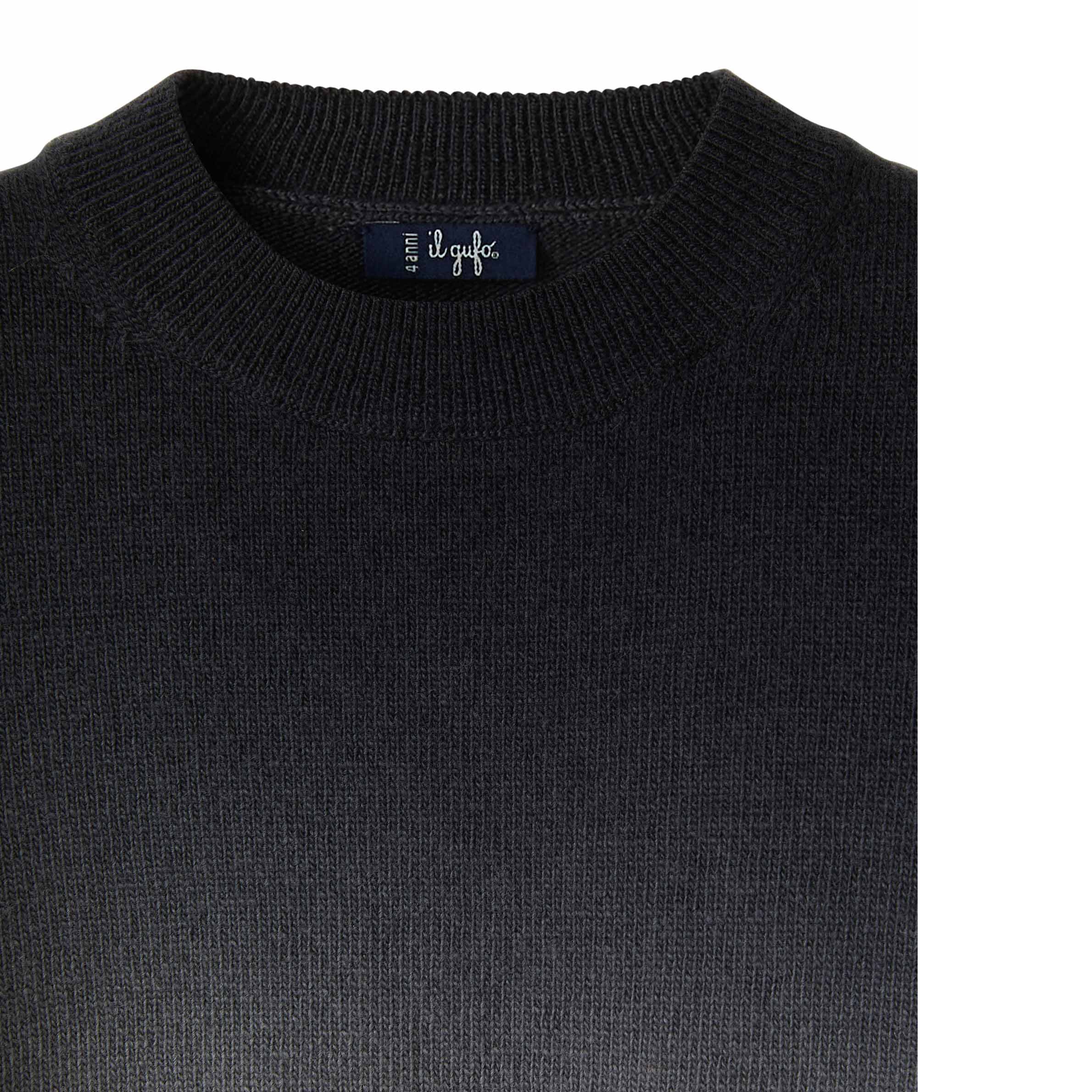 Boys & Girls Dark Grey Wool Sweater