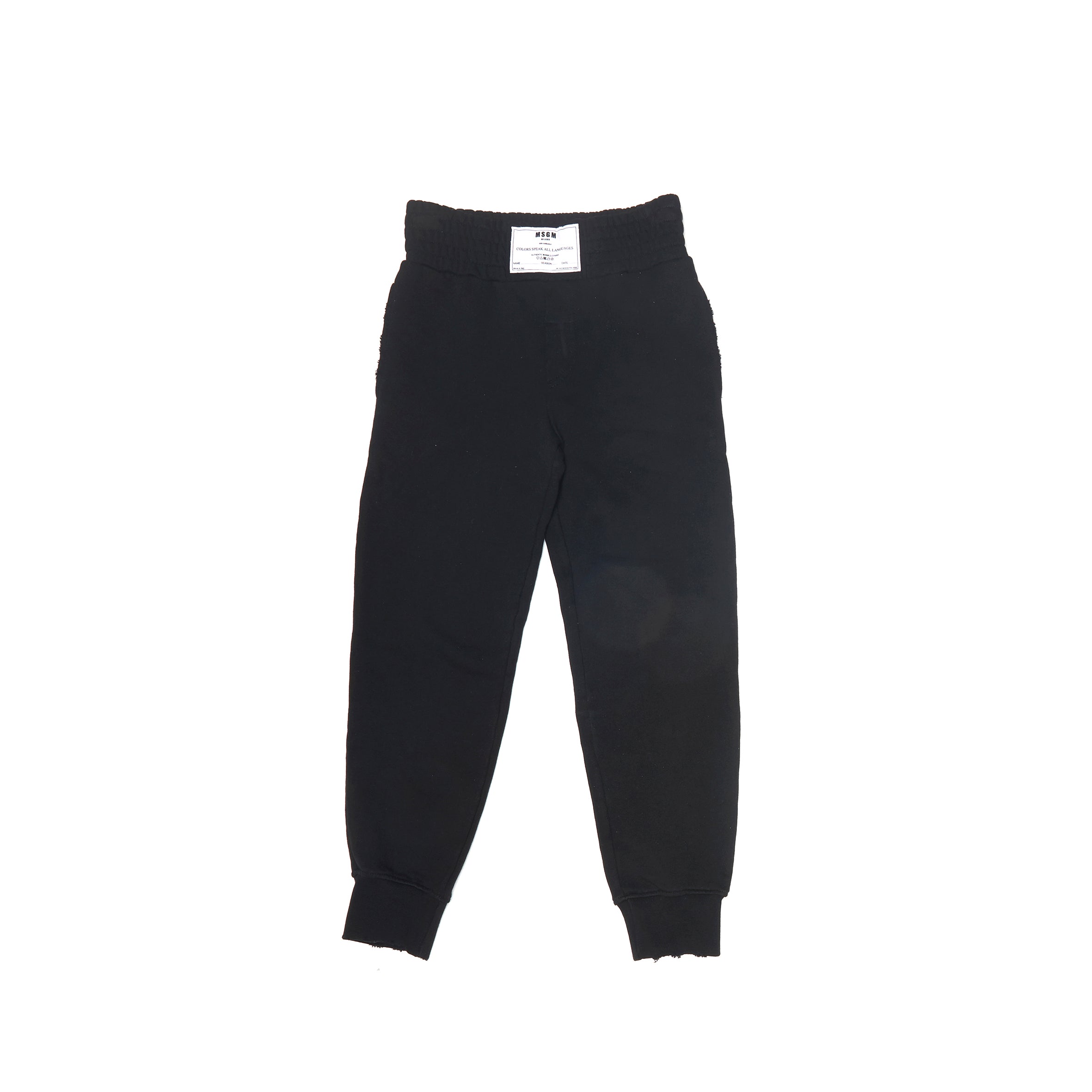 Boys Black Cotton Trousers