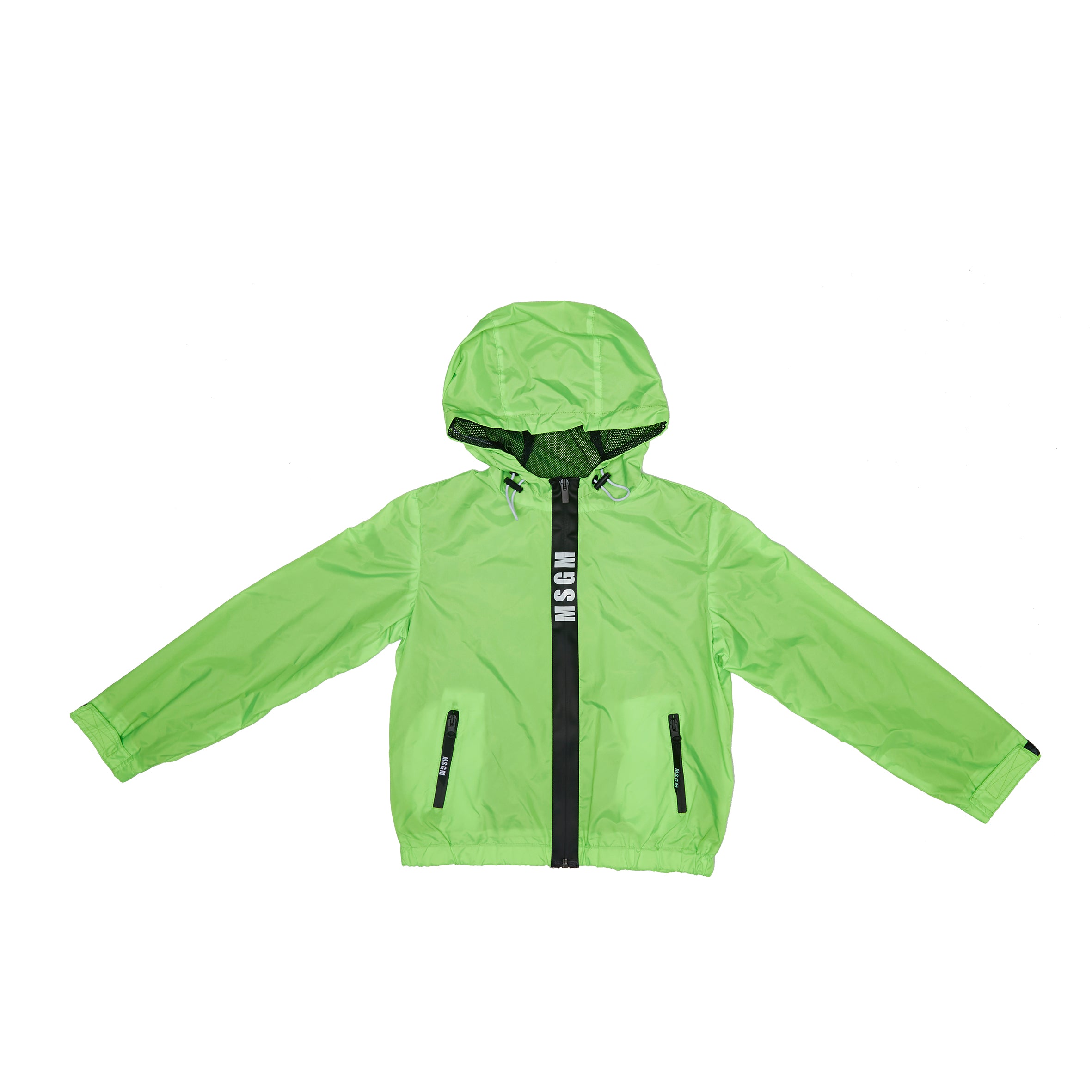 Boys & Girls Fluo Green Coat