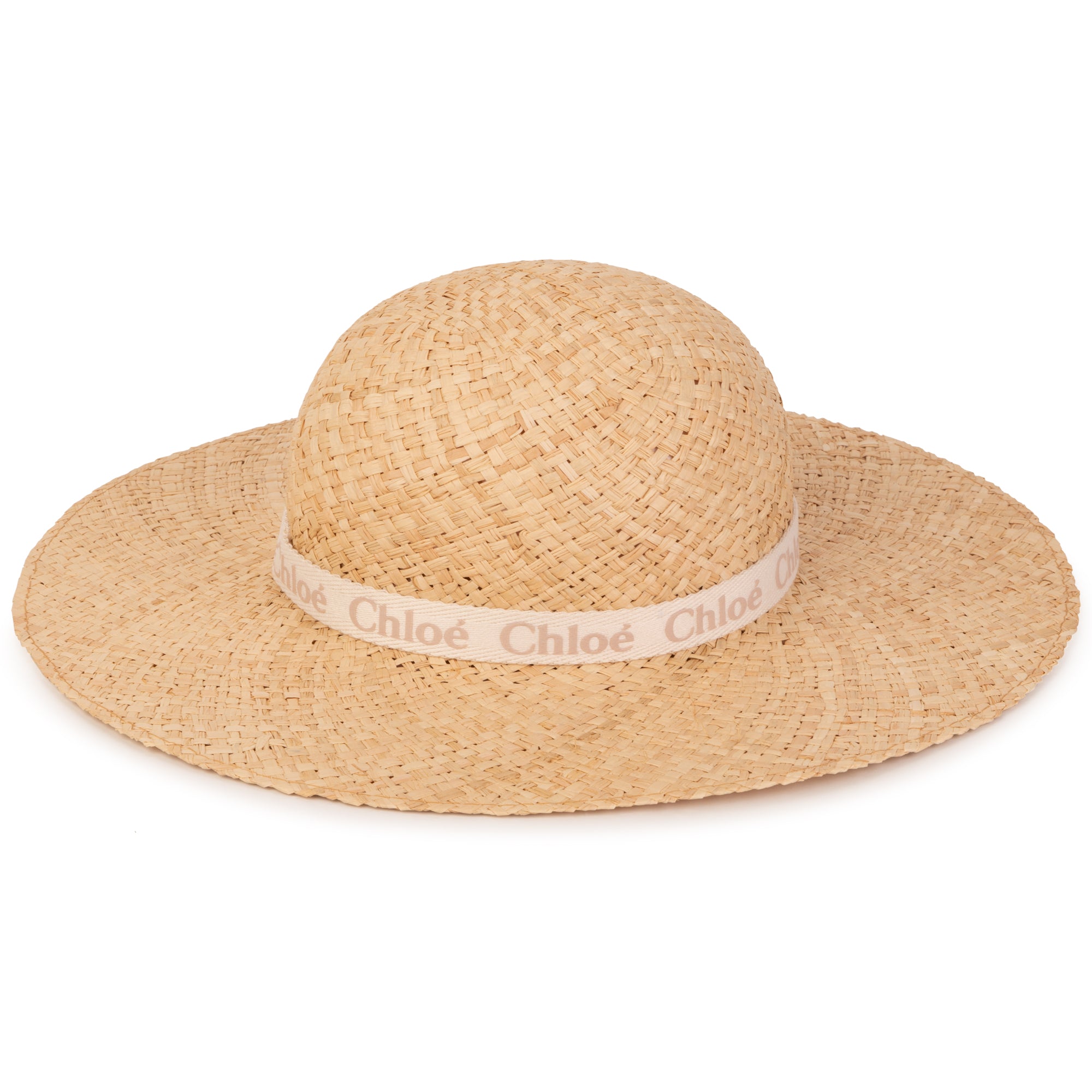 Boys & Girls Beige Staw Hat