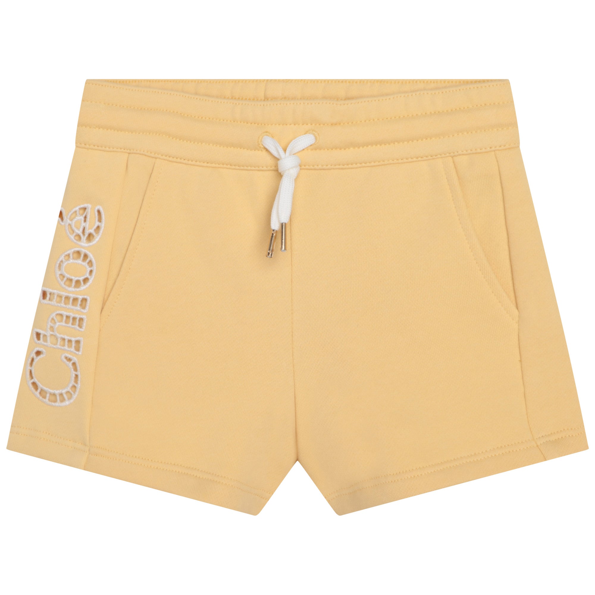 Boys & Girls Yellow Cotton Shorts