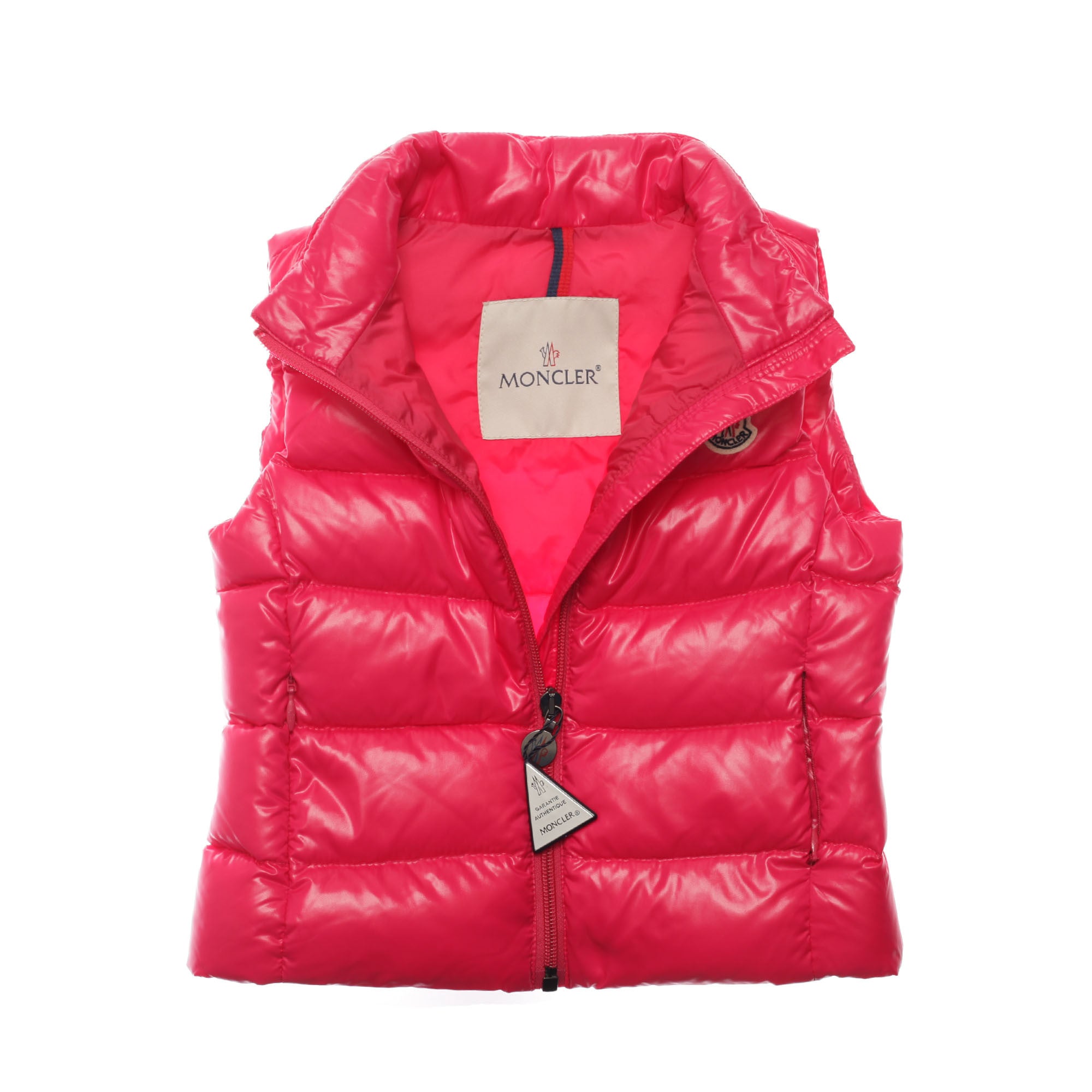 Baby Girls Pink Padded Down 'Ghany' Gilet - CÉMAROSE | Children's Fashion Store - 3