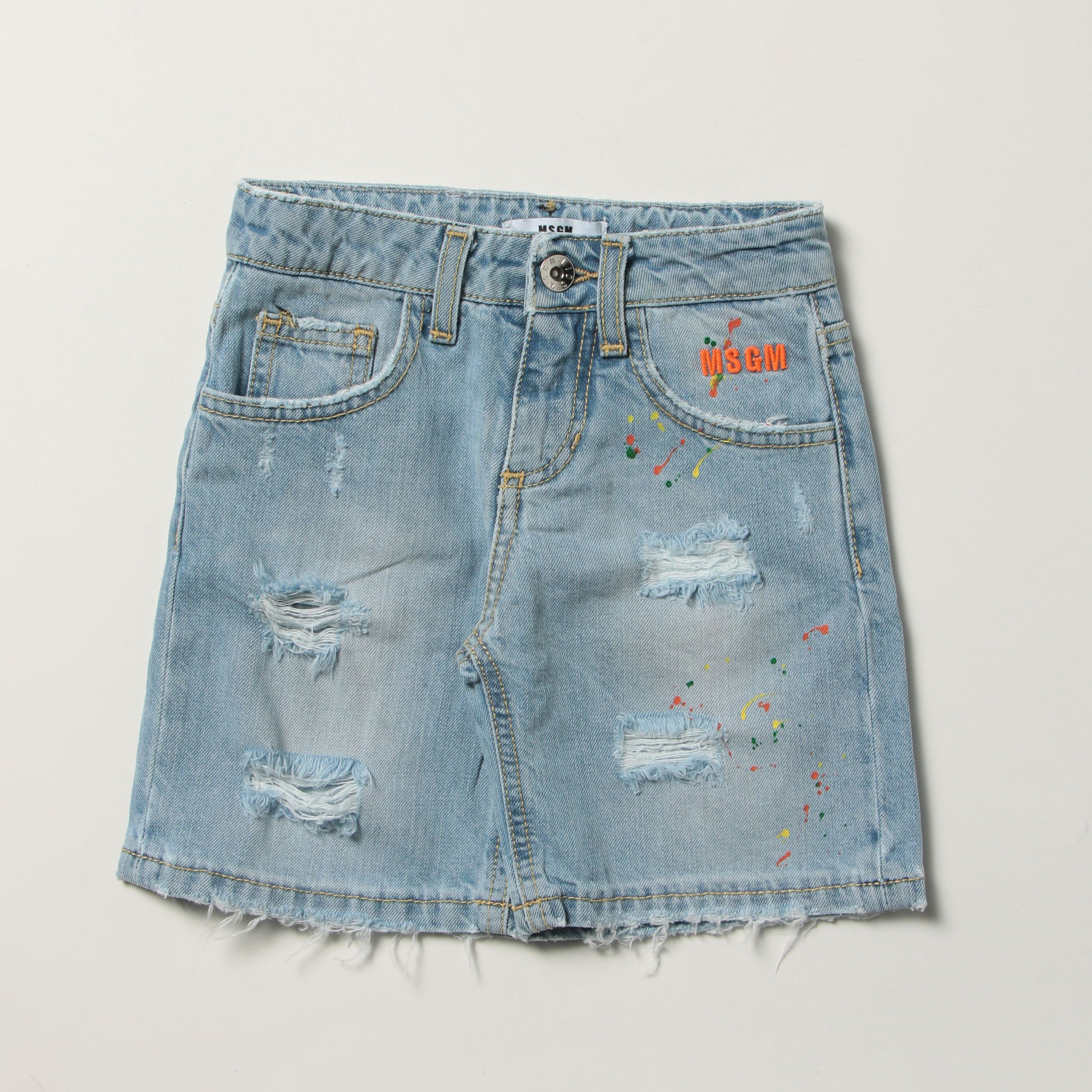 Boys & Girls Blue Denim Shorts