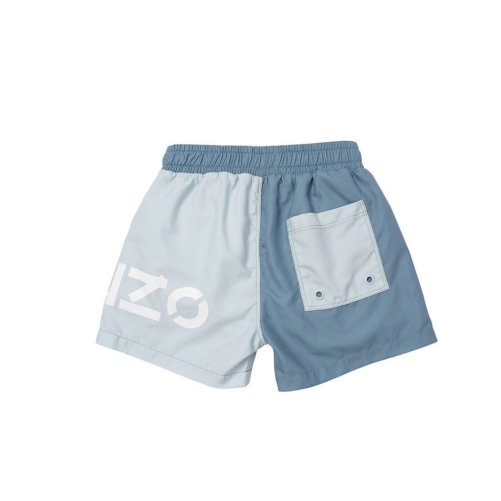 Boys Blue Logo Swim Shorts