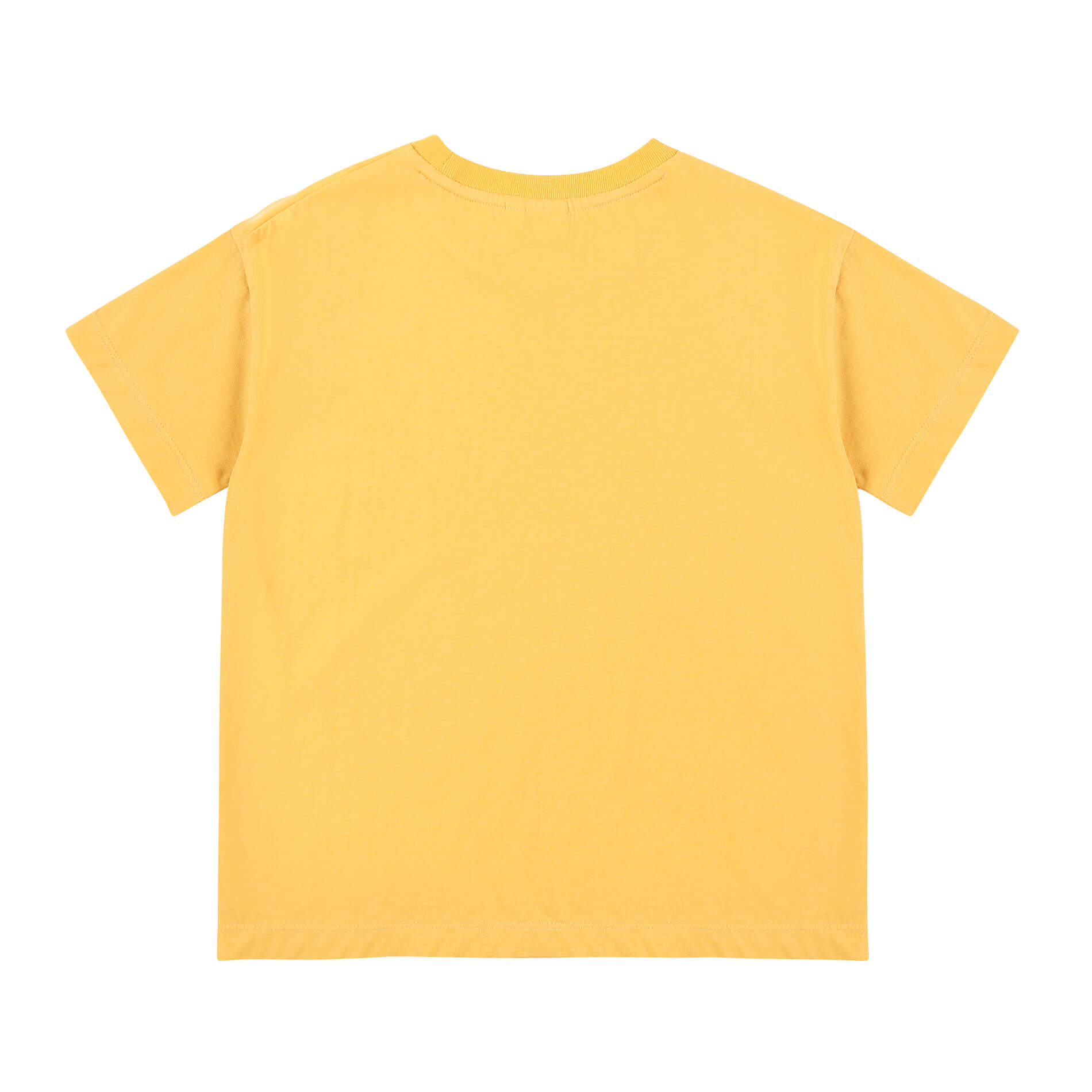 Boys & Girls Yellow Cotton T-Shirt