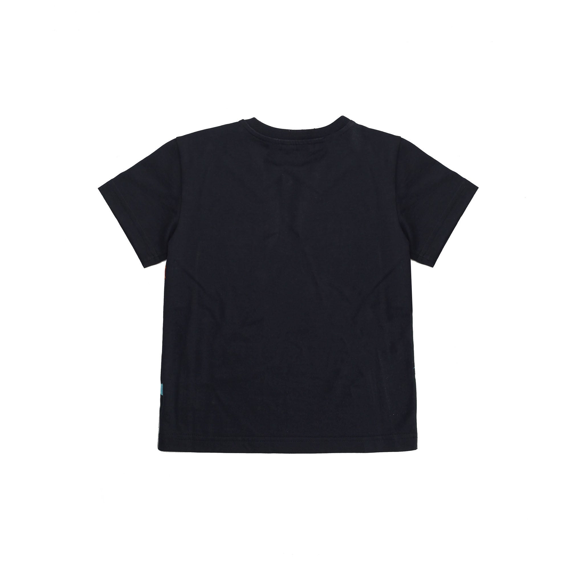 Boys Navy Blue Cotton Fancy Printed T-Shirt - CÉMAROSE | Children's Fashion Store - 2