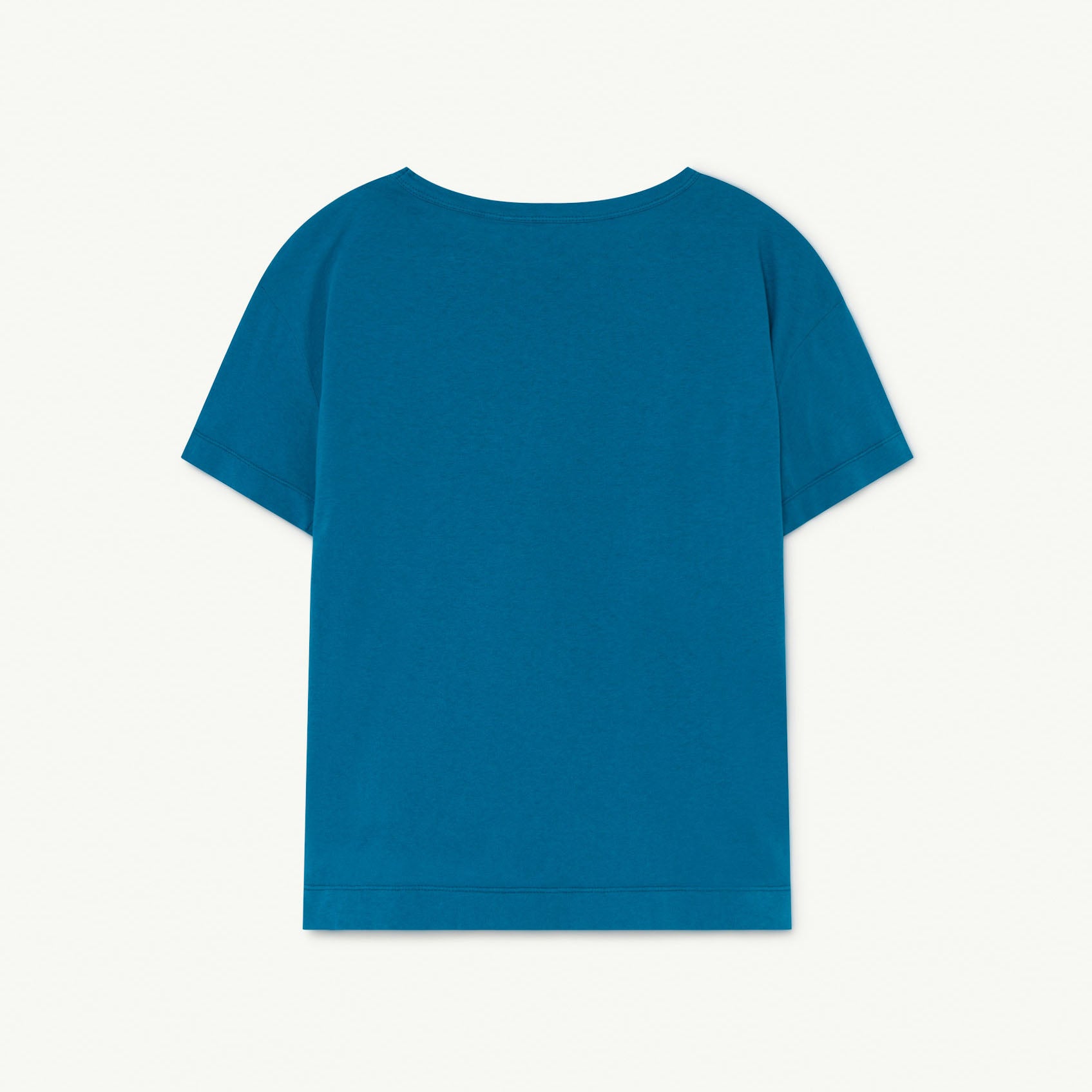 Boys & Girls Blue Logo Cotton T-Shirt