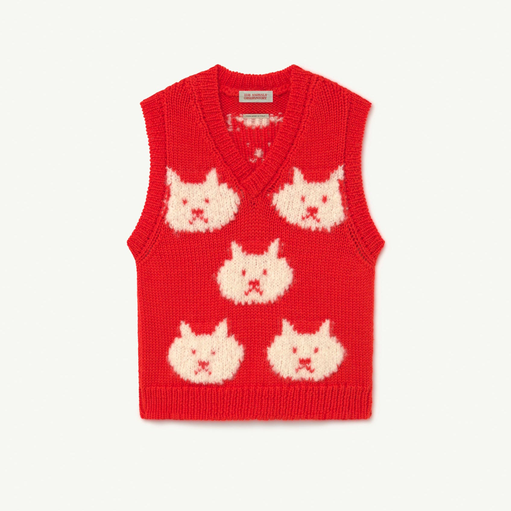 Boys & Girls Red Wool Vest