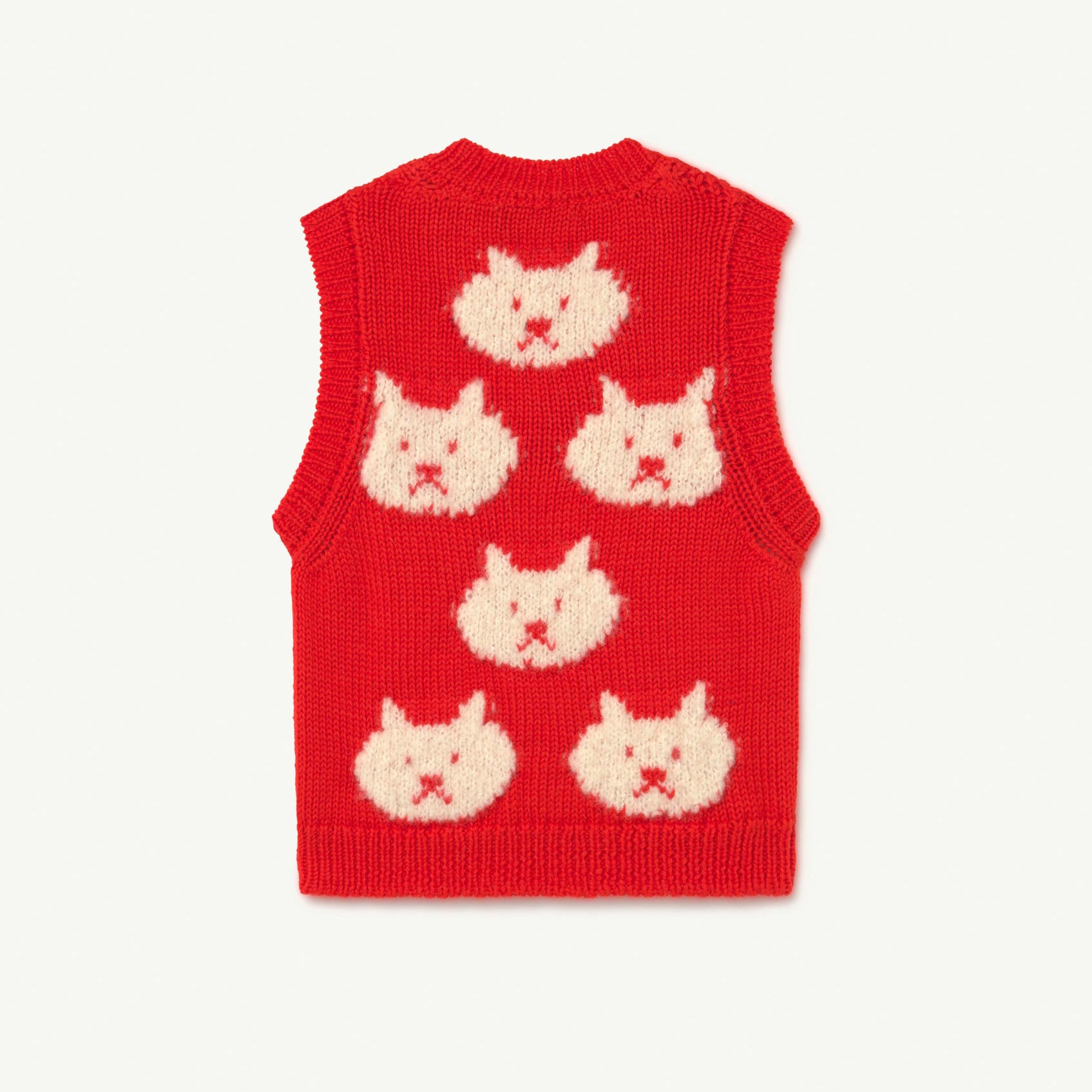 Boys & Girls Red Wool Vest