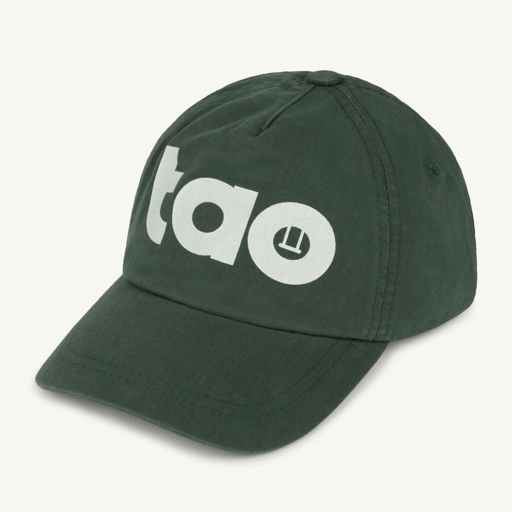 Boys & Girls Green Logo Cotton Cap