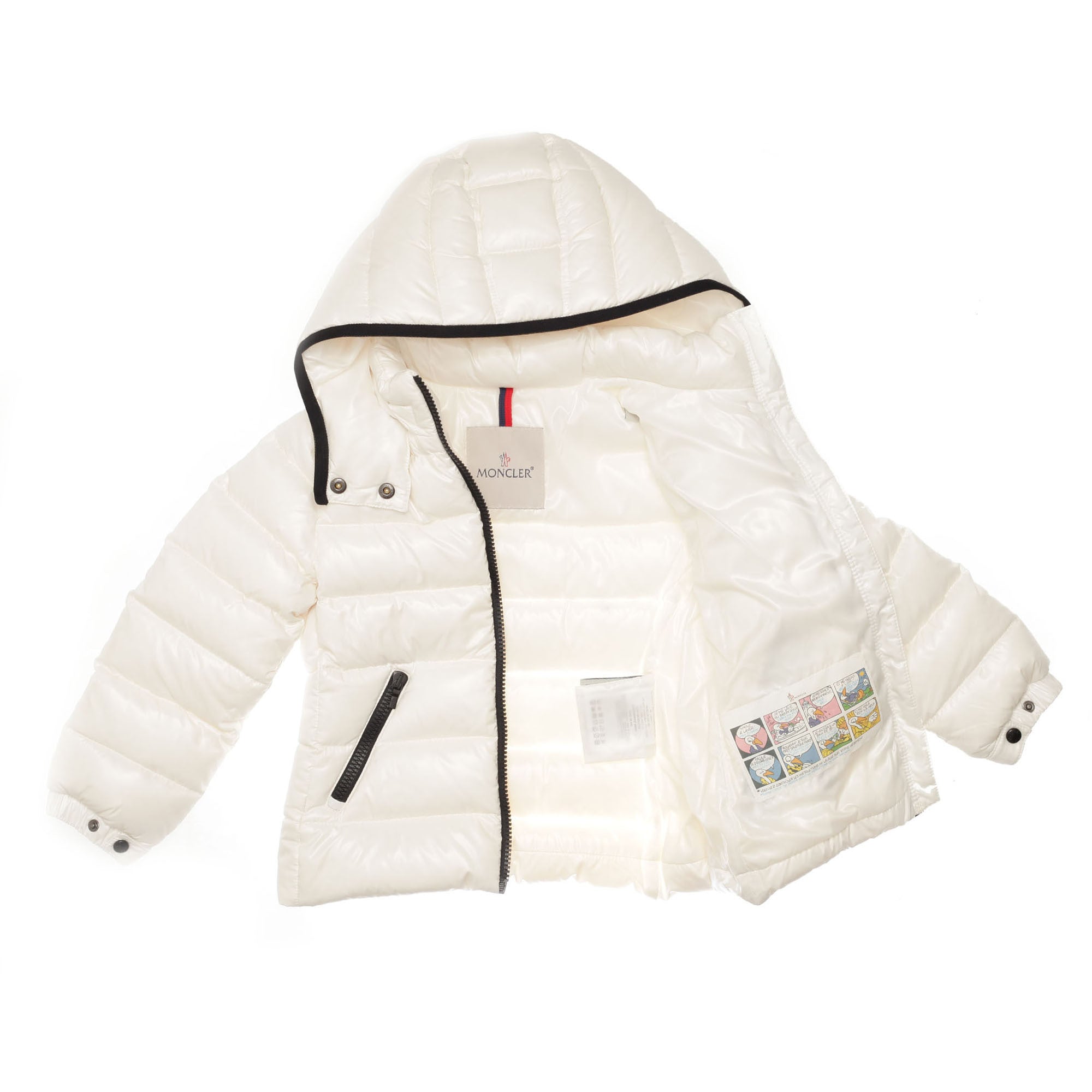 Baby Ivory Hooded 'Bady' Padded Down Jacket - CÉMAROSE | Children's Fashion Store - 1