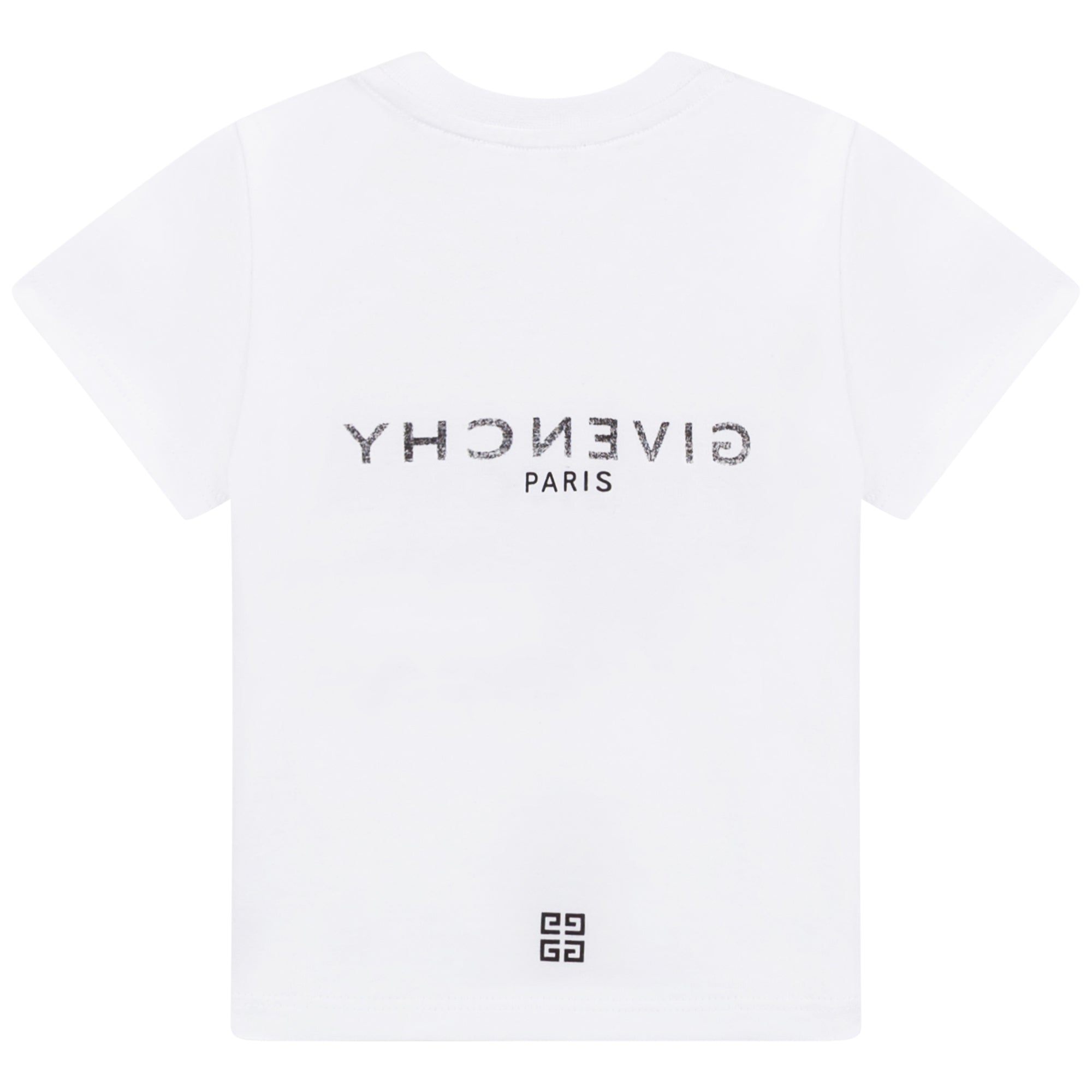 Boys & Girls White Cotton T-Shirt