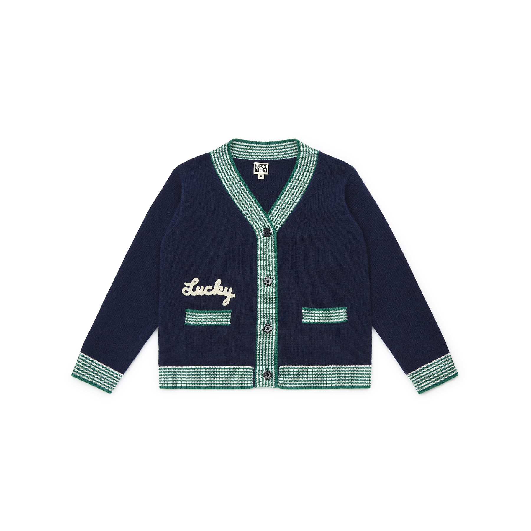 Boys Blue Knit Cardigan