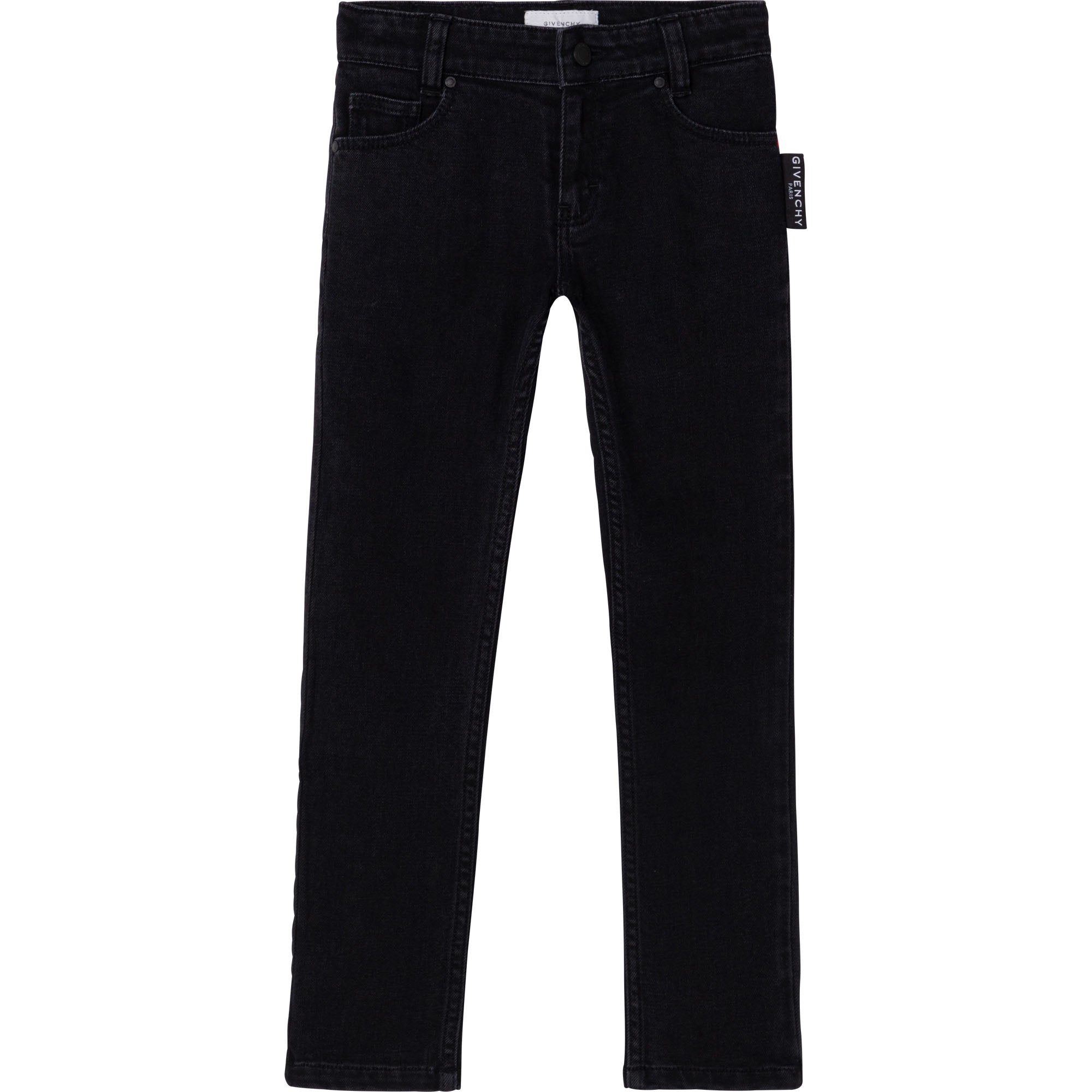 Boys Black Logo Trousers