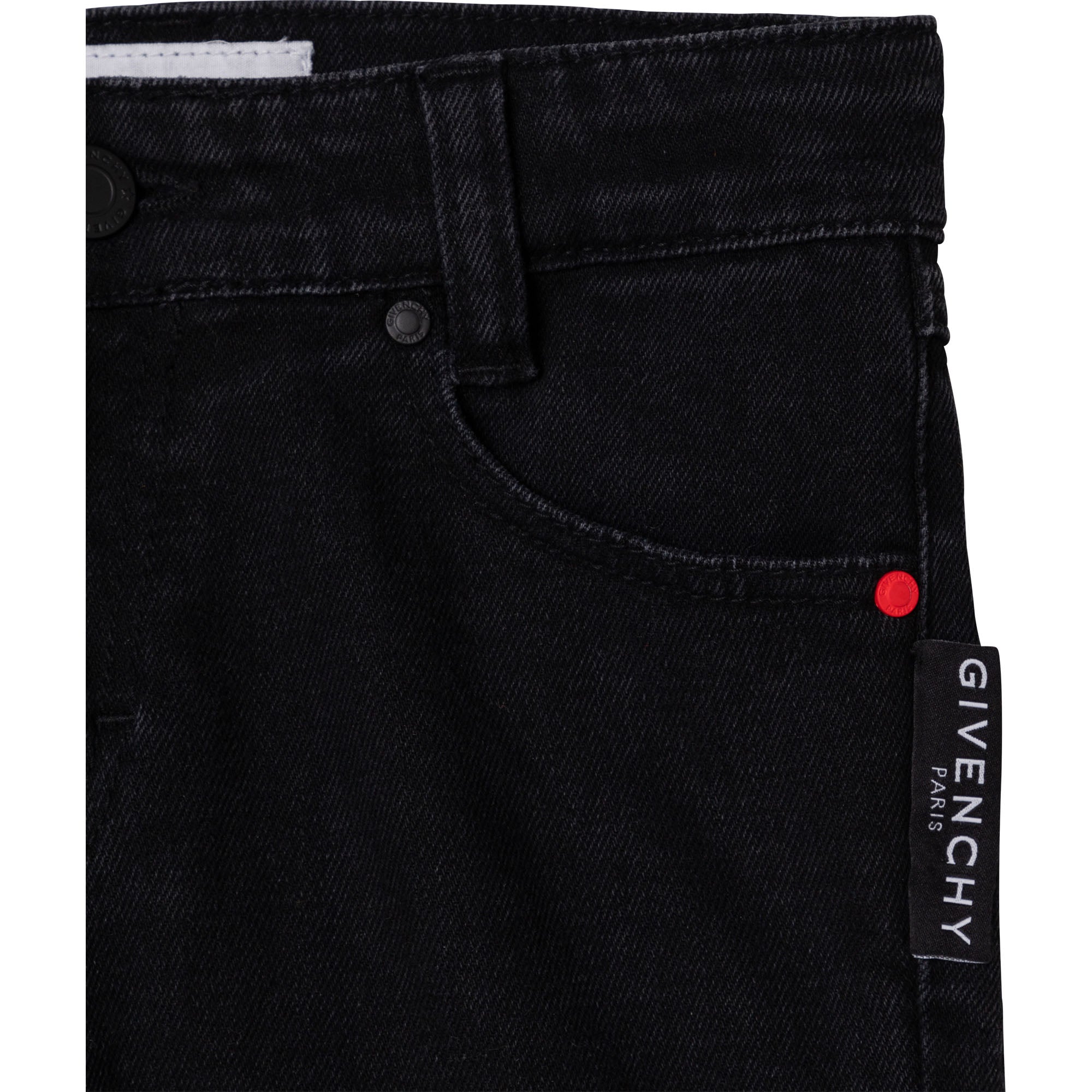 Boys Black Logo Trousers