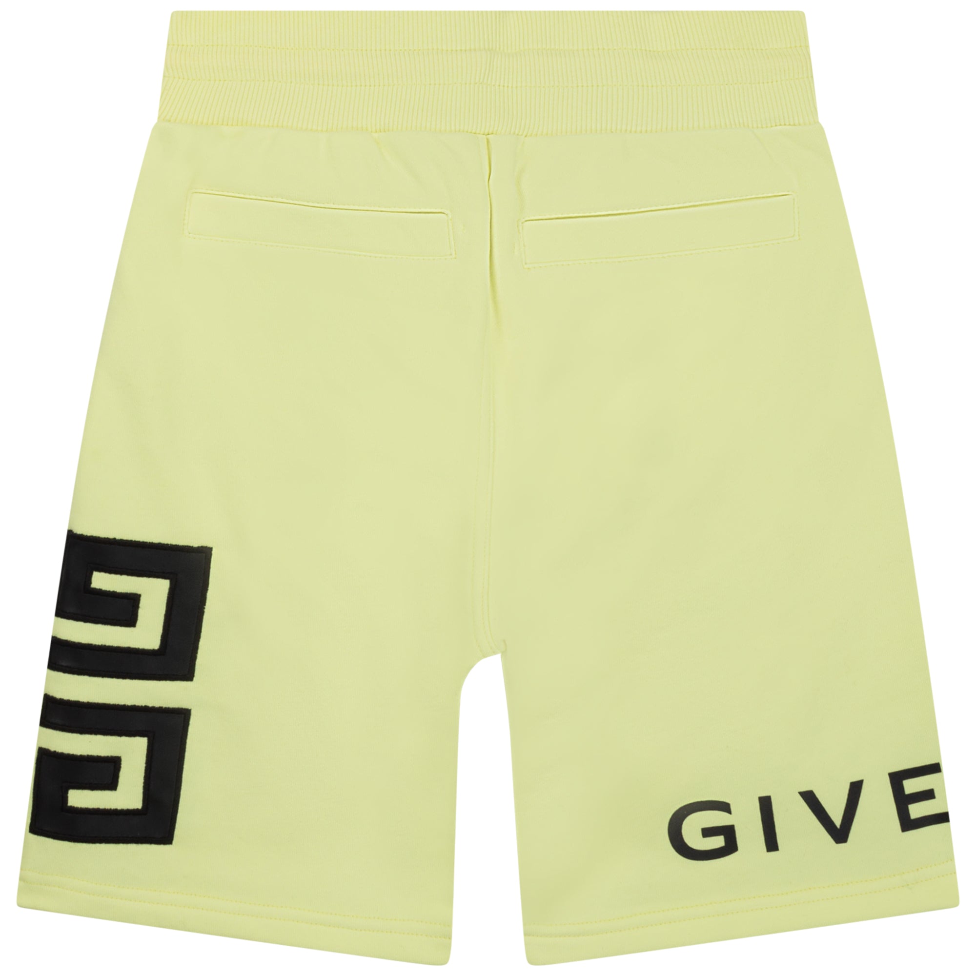 Boys Yellow Cotton Shorts