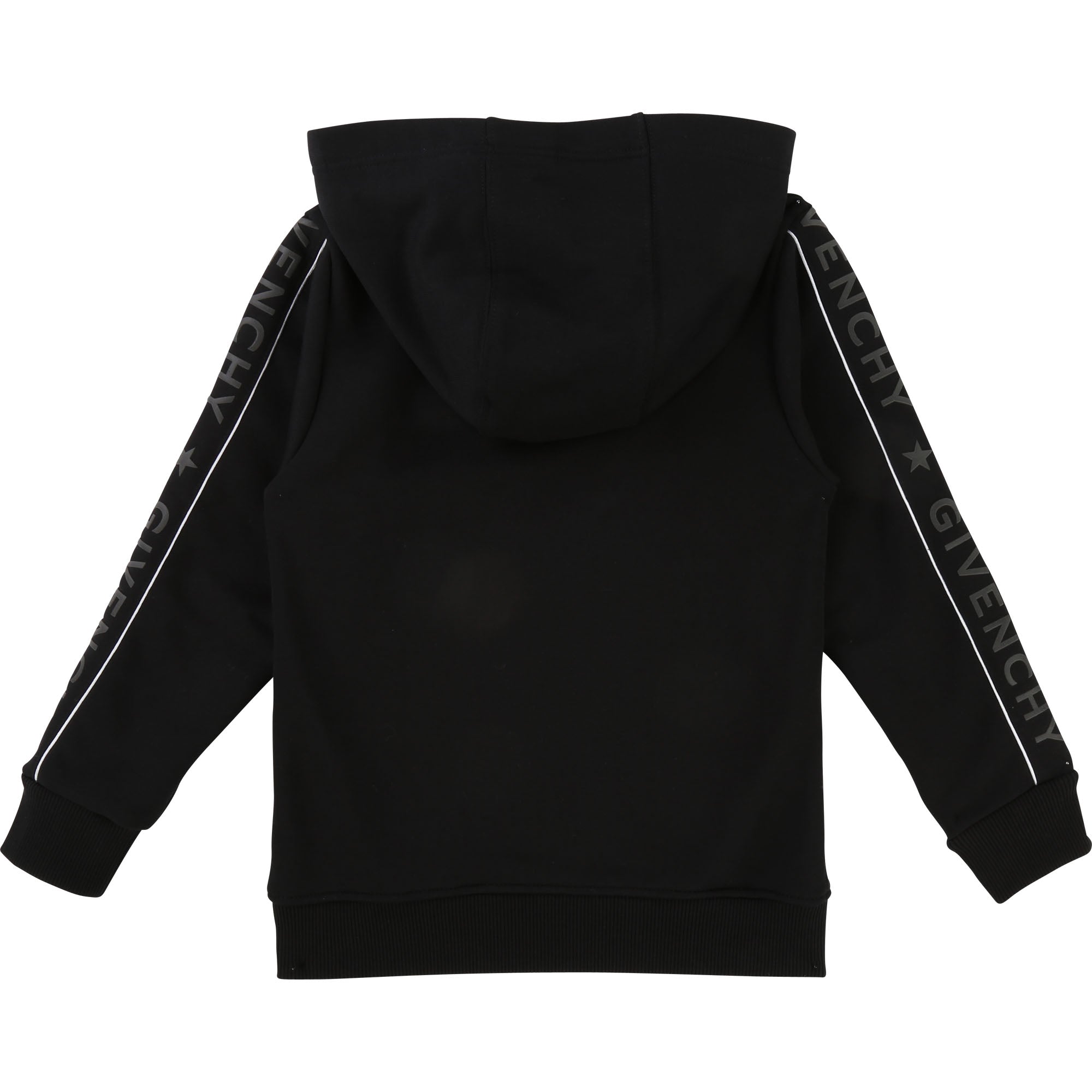 Boys Black Logo Cotton Cardigan