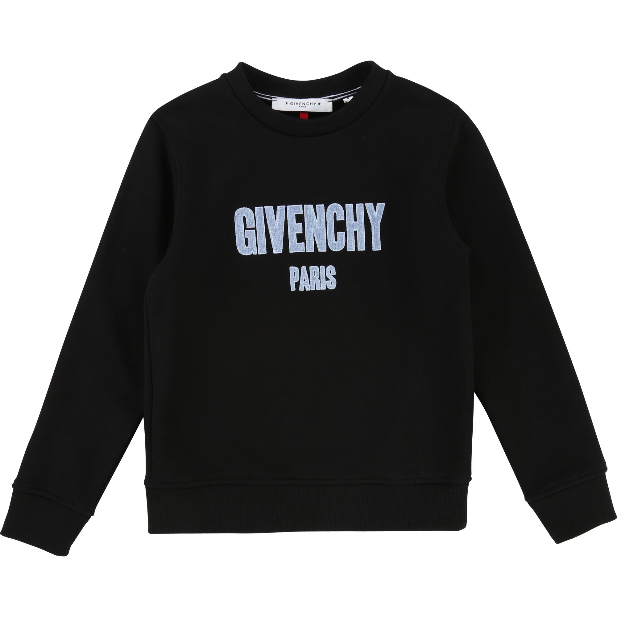 Boys Black Logo Cotton Sweatshirts