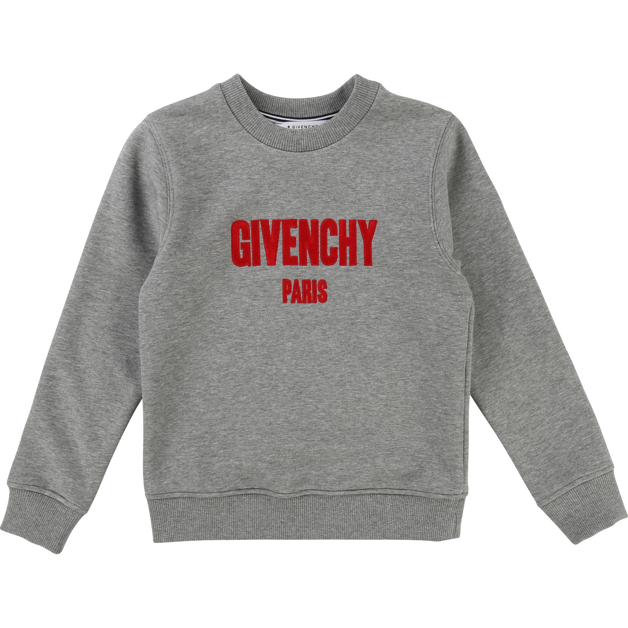 Boys Grey Logo Cotton Sweatshirts